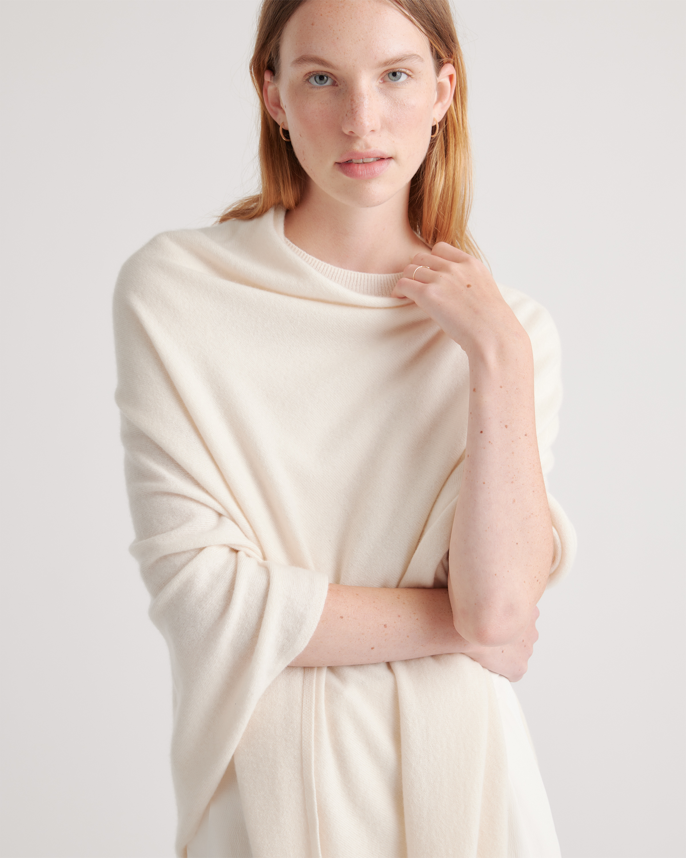 Mongolian Cashmere Poncho — Image 4