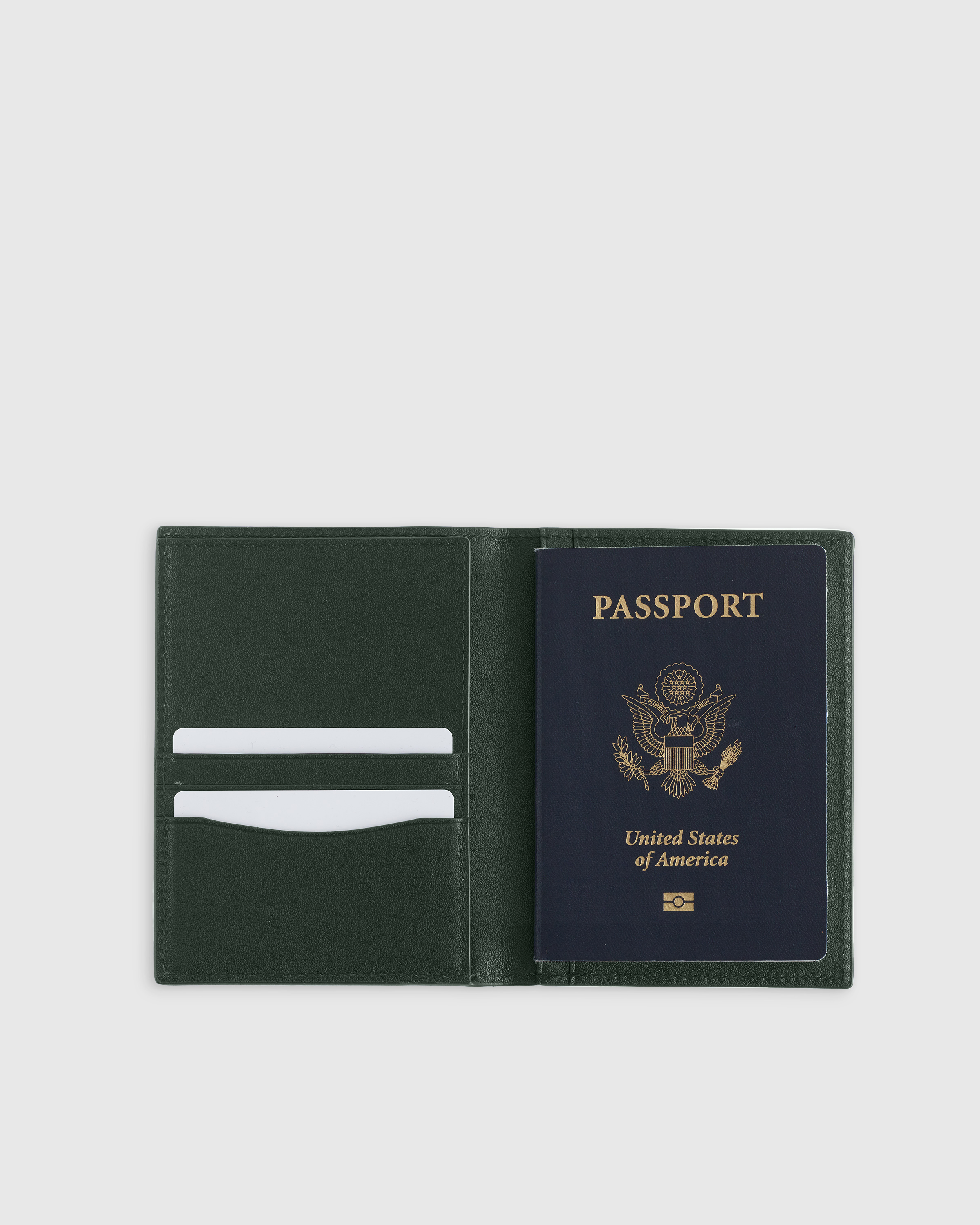 Nappa Leather RFID Blocking Passport Holder & Luggage Tags Set — Image 6