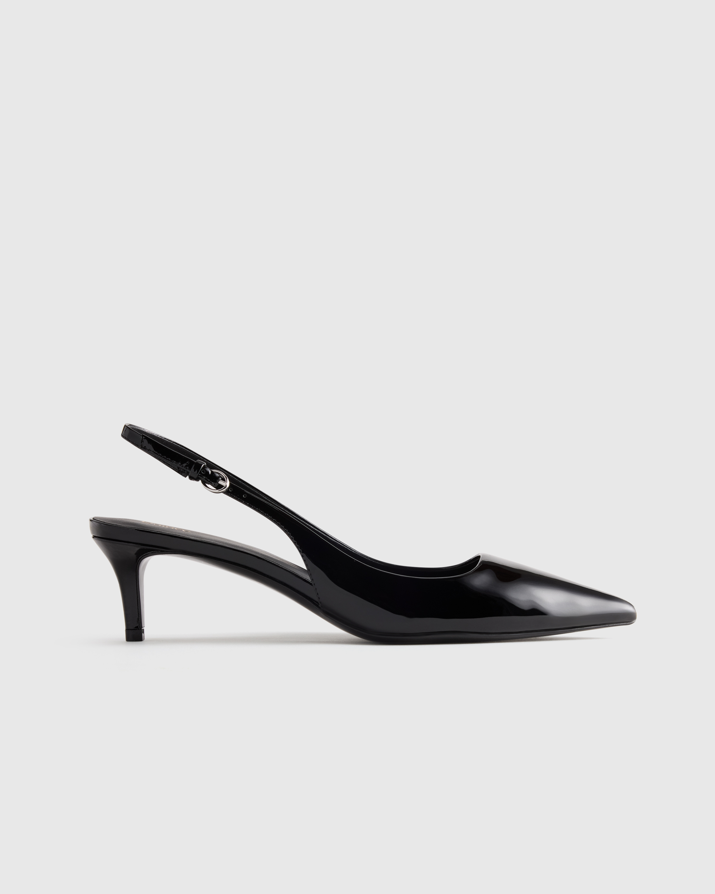 Italian Leather 55mm Slingback Pump — Image 7