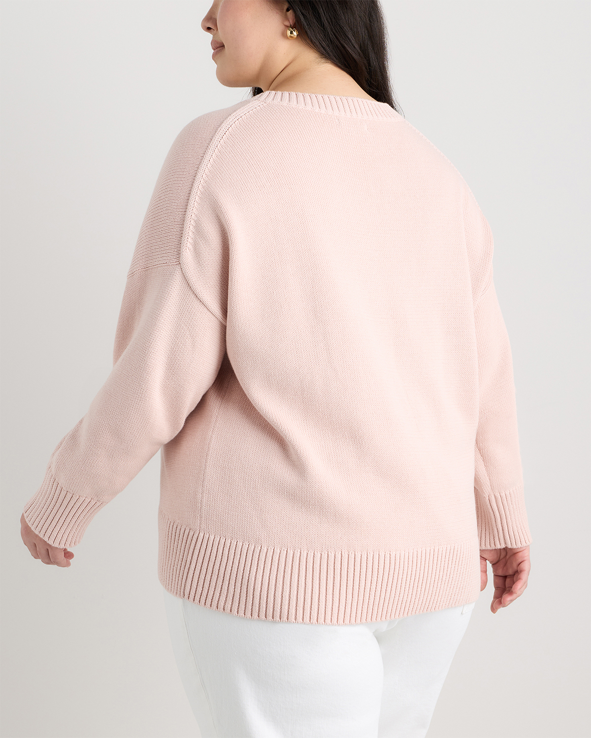 100% Organic Cotton Boyfriend Crew Sweater — Image 33