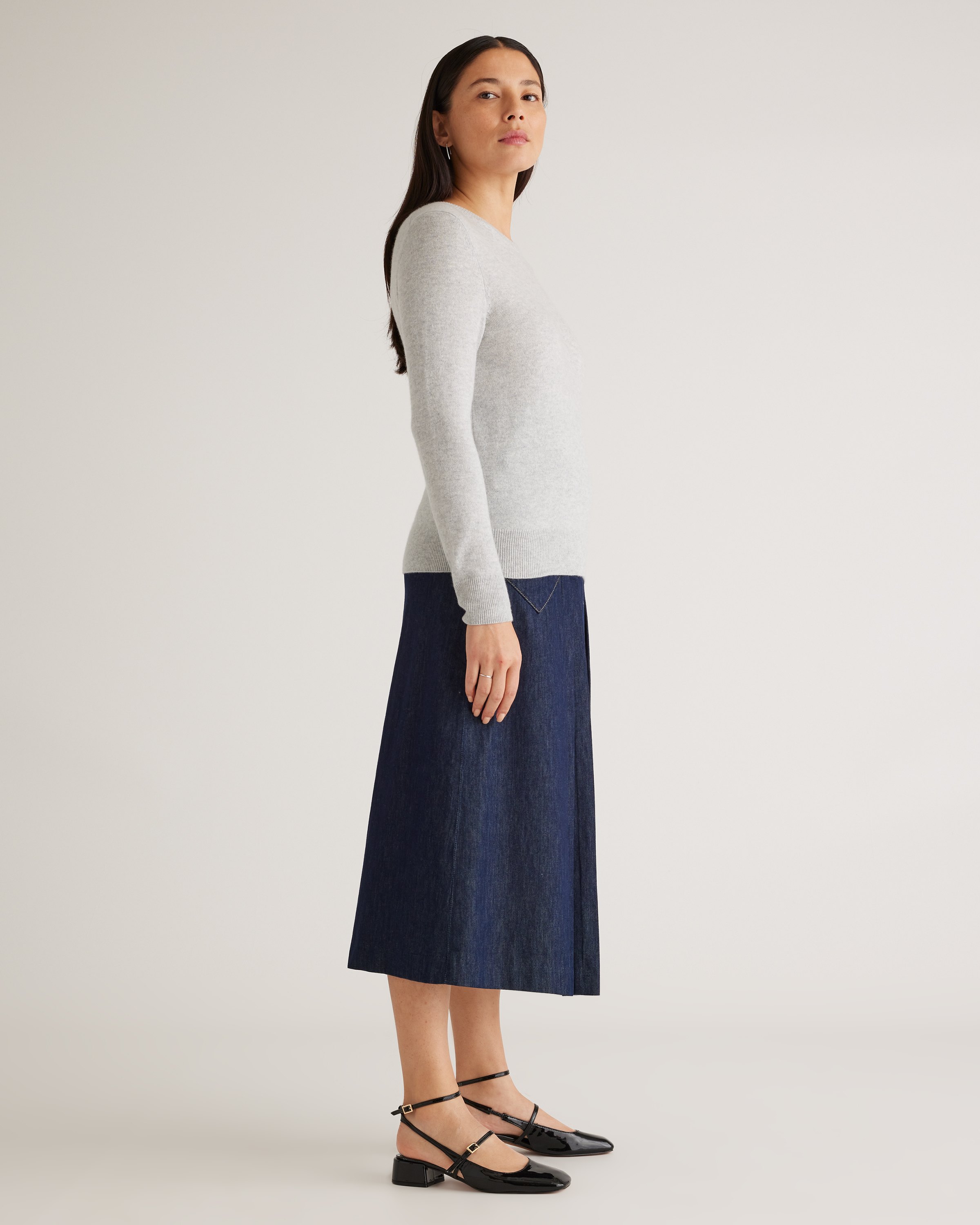 Mongolian Spring Cashmere Crewneck Sweater — Image 28