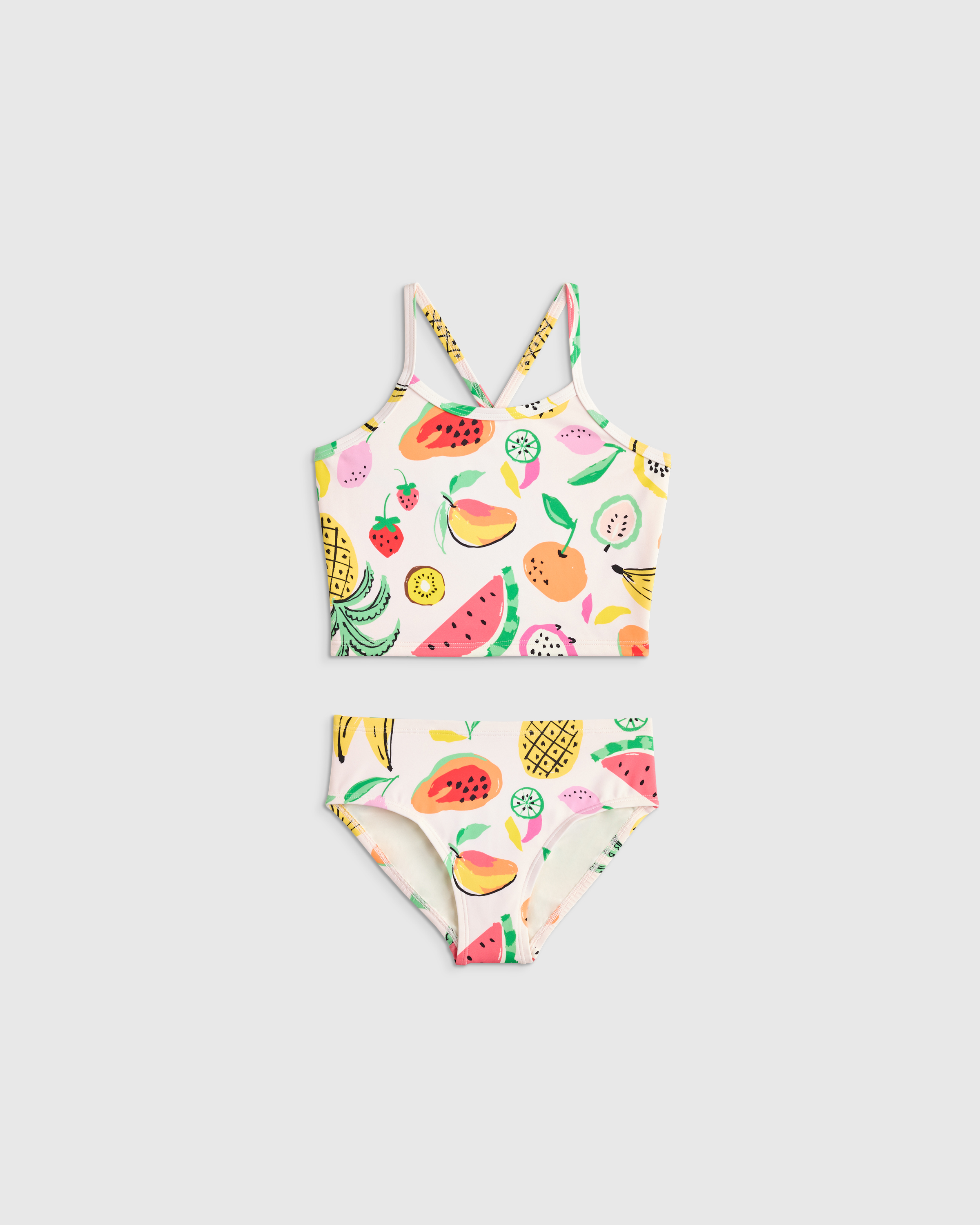 Tankini and Long Sleeve Raglan Rash Guard Set — Image 11