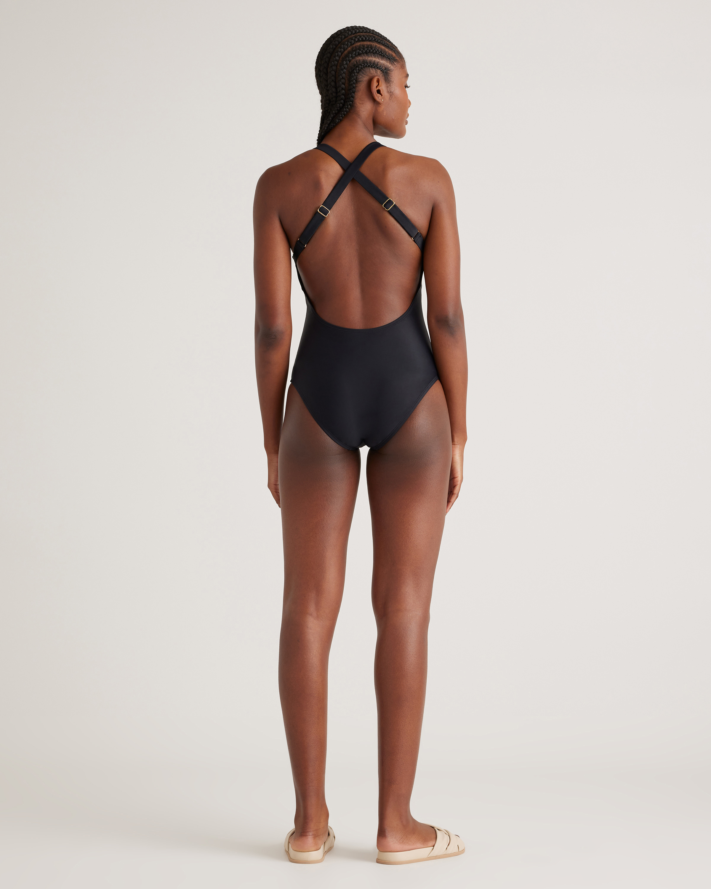 Italian Cross-Back One-Piece Swimsuit — Image 24