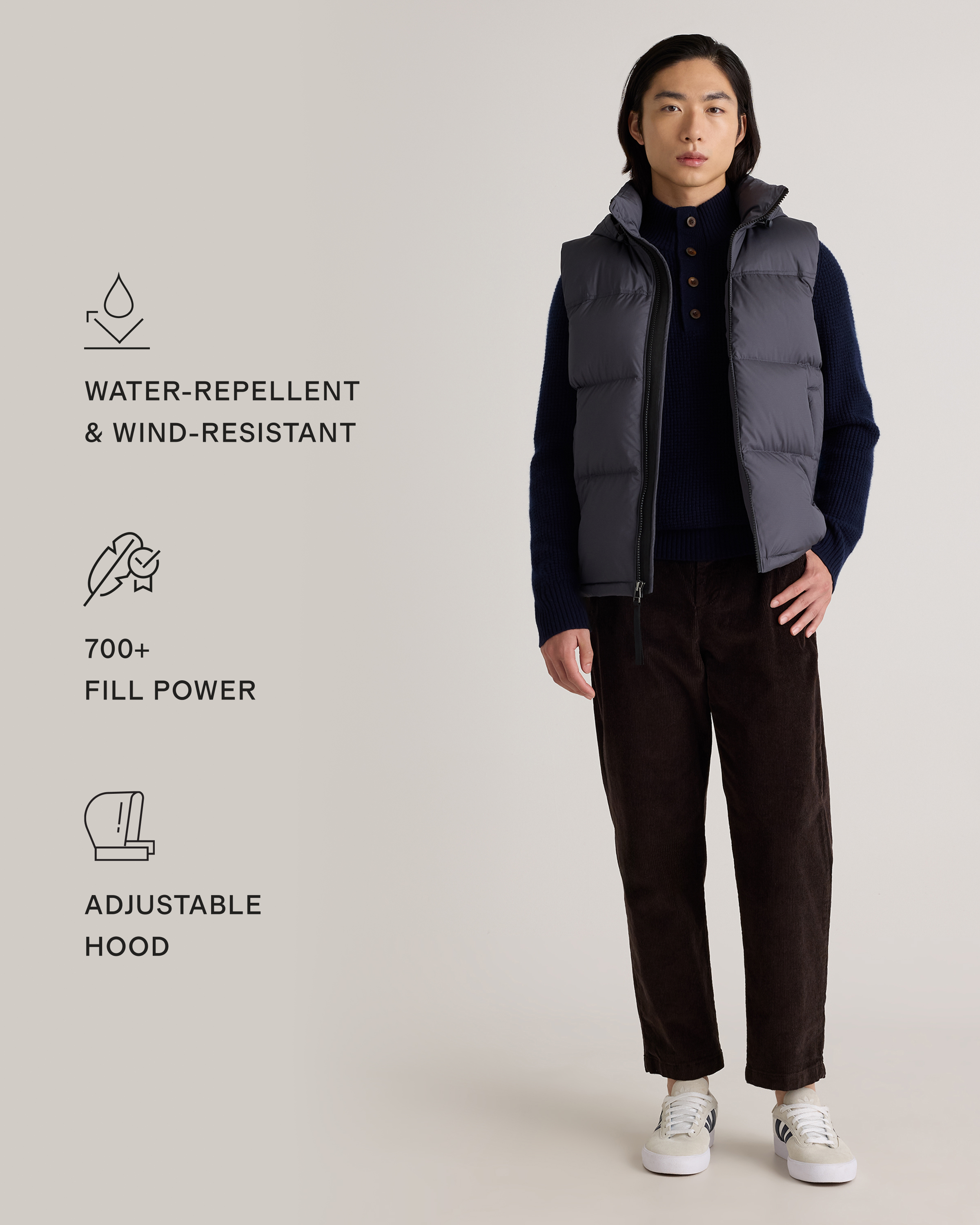 Responsible Down Puffer Vest — Image 26