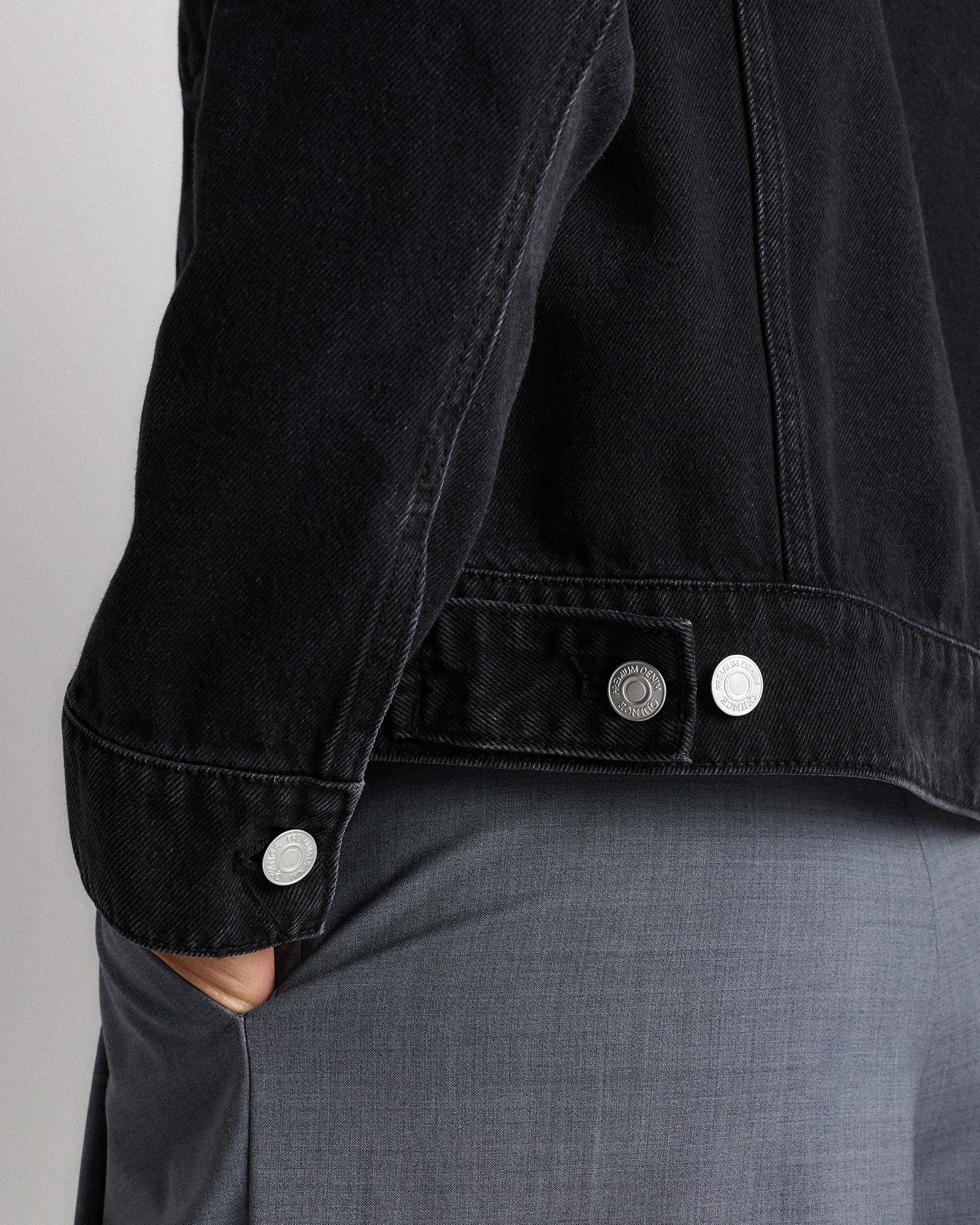 100% Organic Cotton Denim Jacket — Image 13