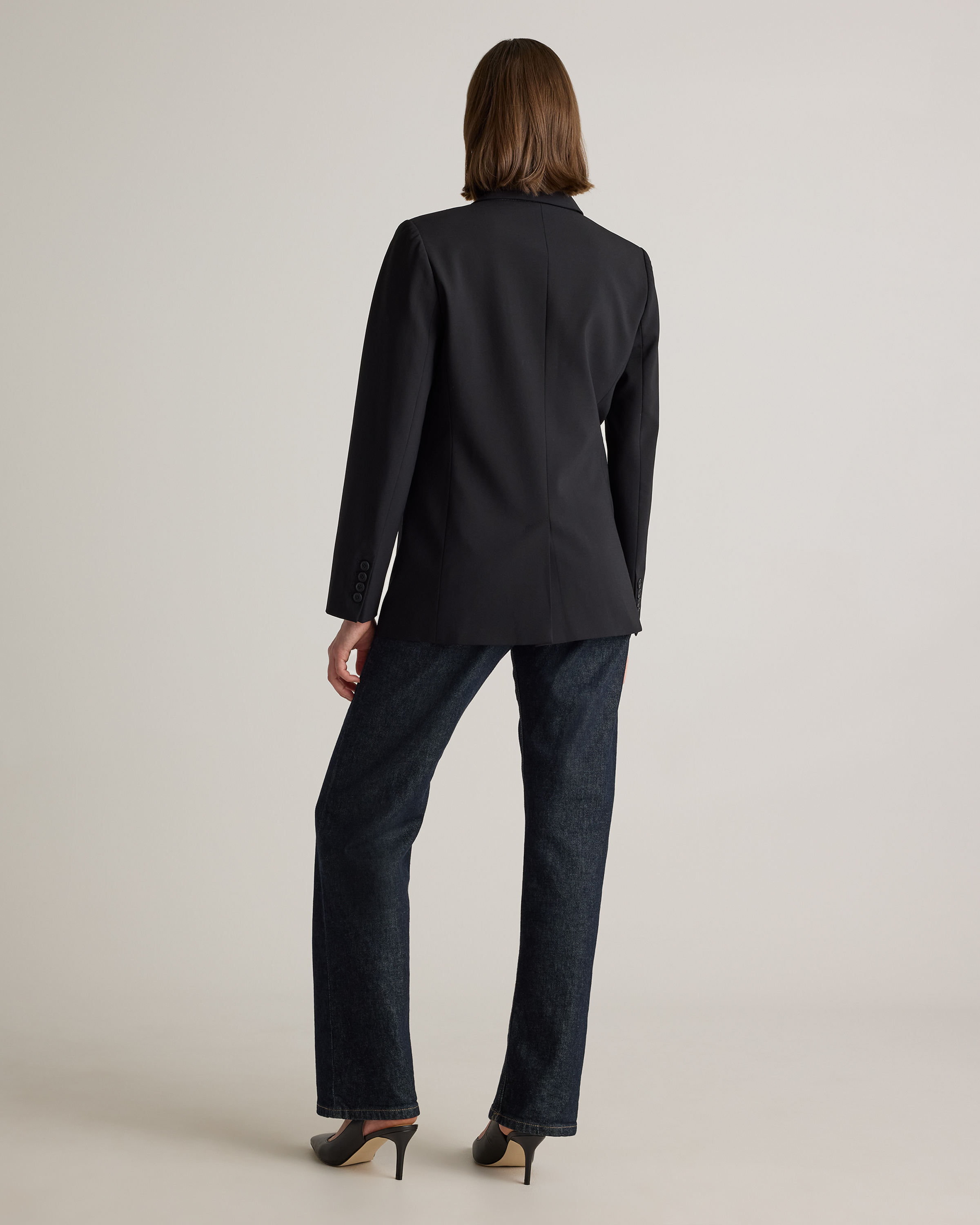 Italian Wool Long Blazer — Image 25