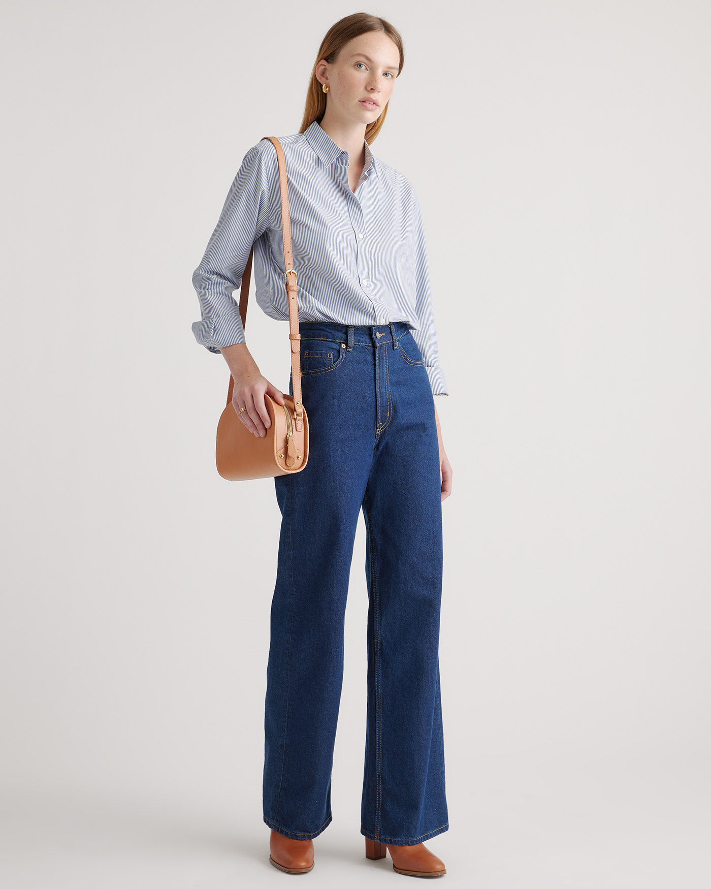 100% Organic Cotton Poplin Long Sleeve Shirt — Image 46