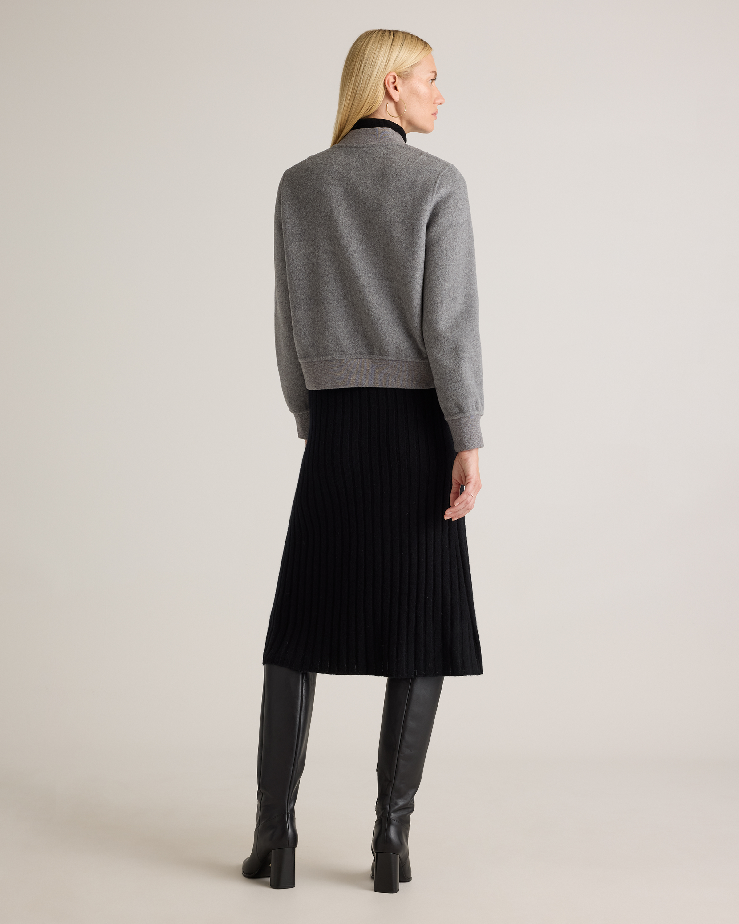 Double-Faced Merino Wool Bomber Jacket — Image 19