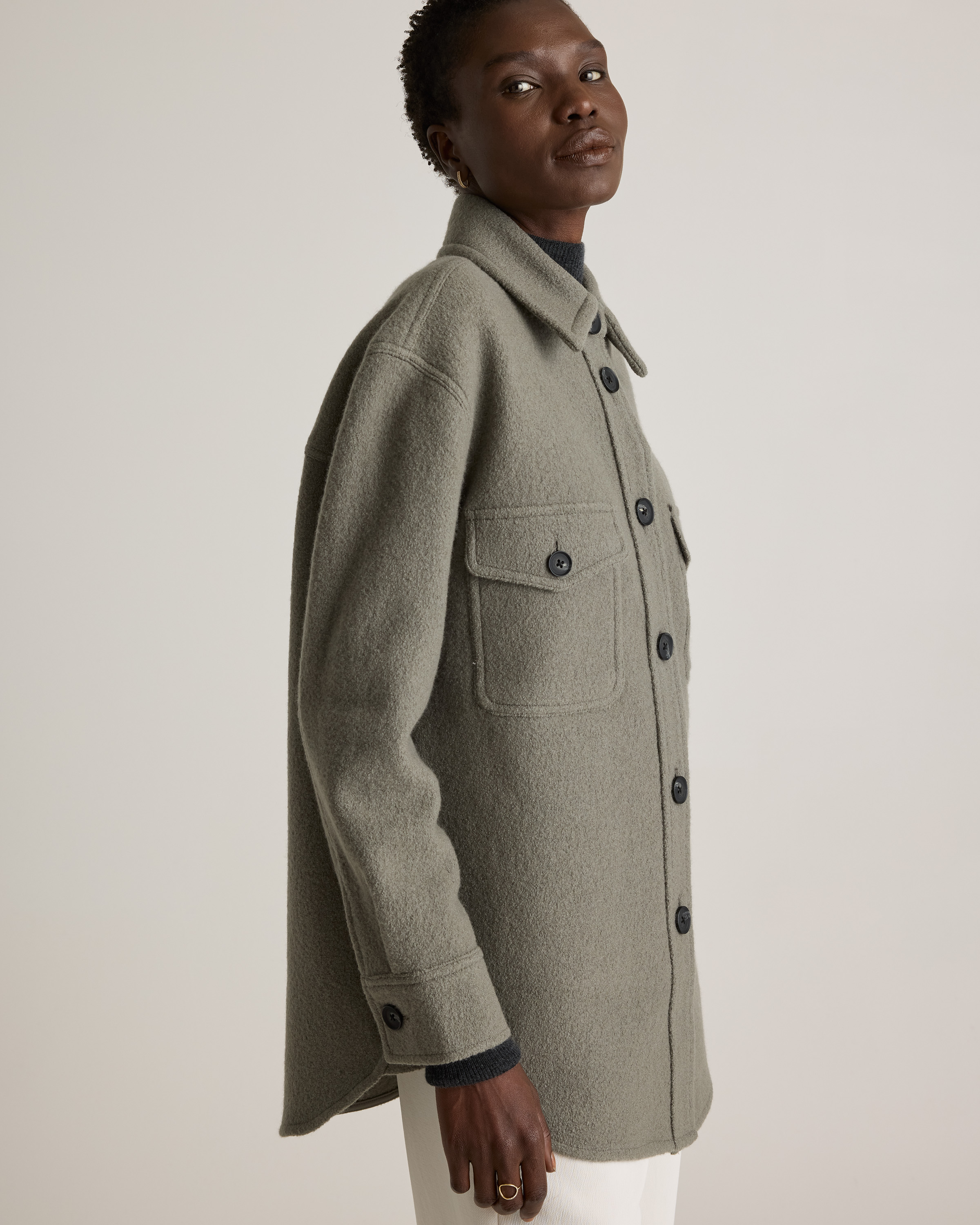 100% Merino Wool Shirt Jacket — Image 36