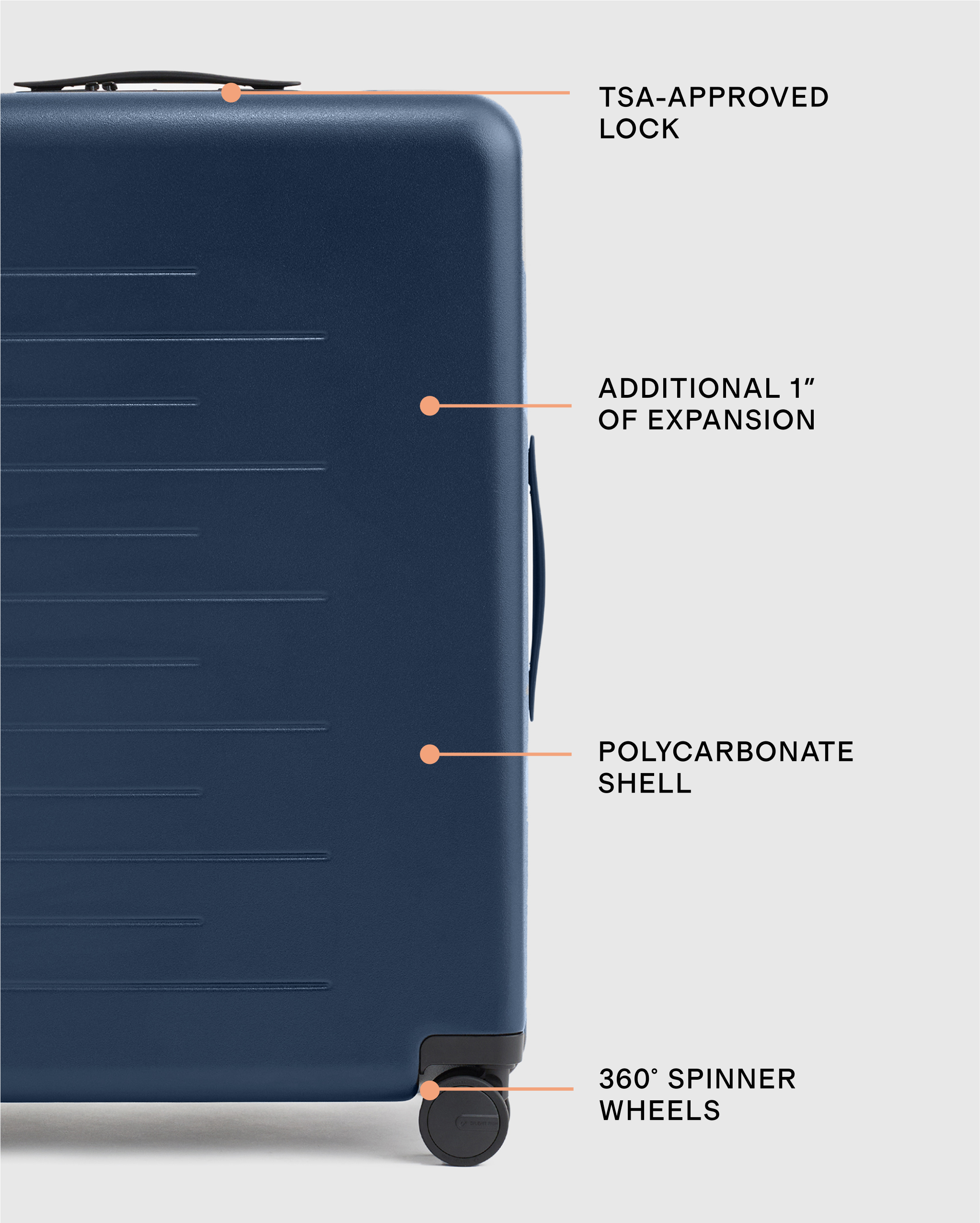 Expandable Large Check-In Suitcase — Image 63