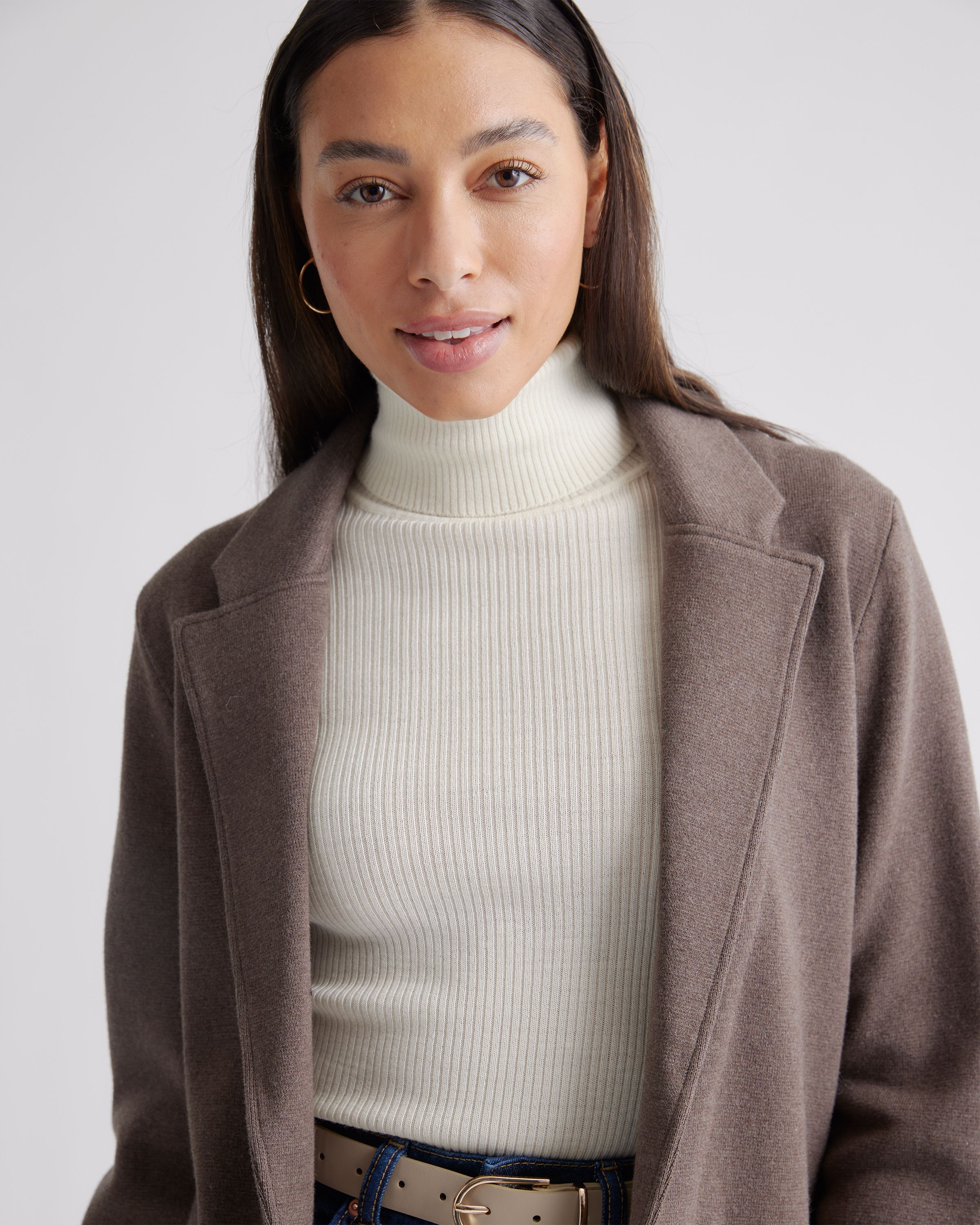 100% Organic Cotton Knit Blazer — Image 4