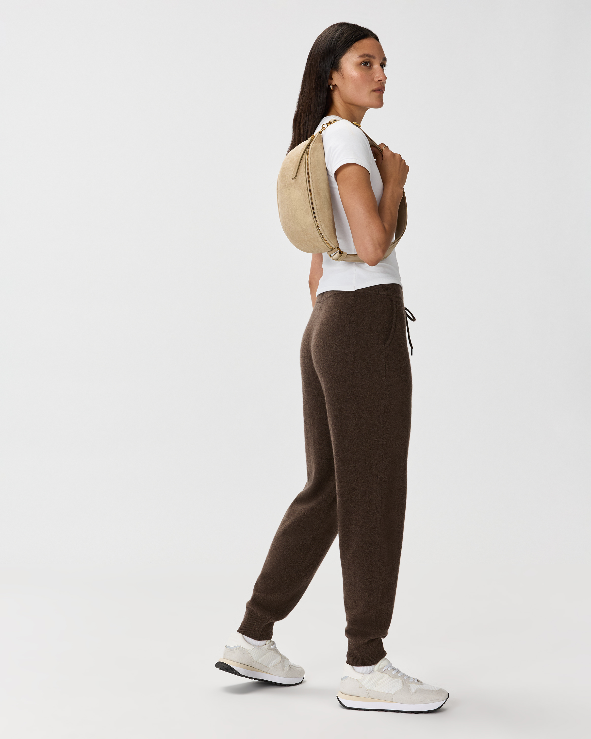 Italian Suede Sling Bag — Image 22
