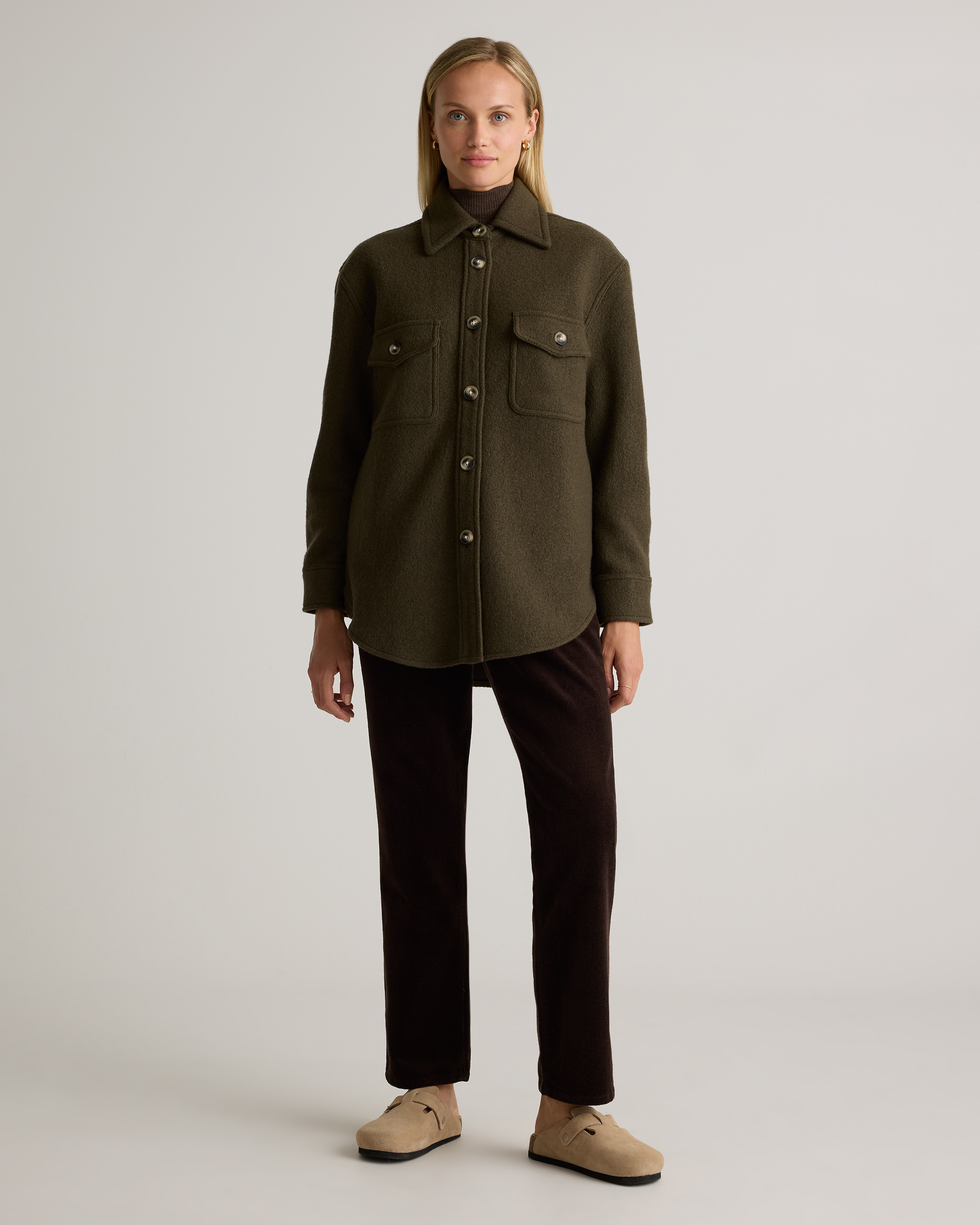 100% Merino Wool Shirt Jacket — Image 30