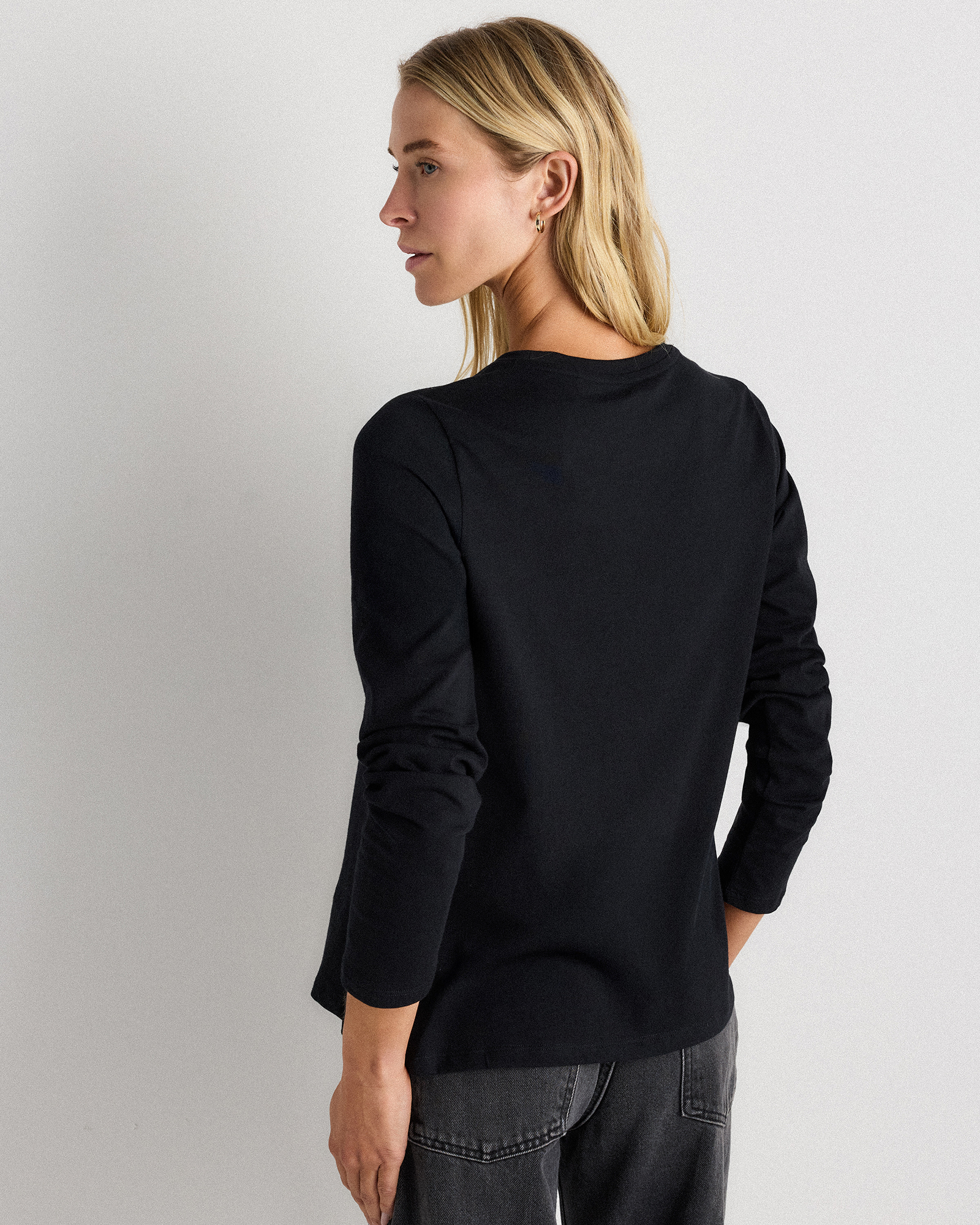 100% Organic Cotton Long Sleeve Swing Tee — Image 5