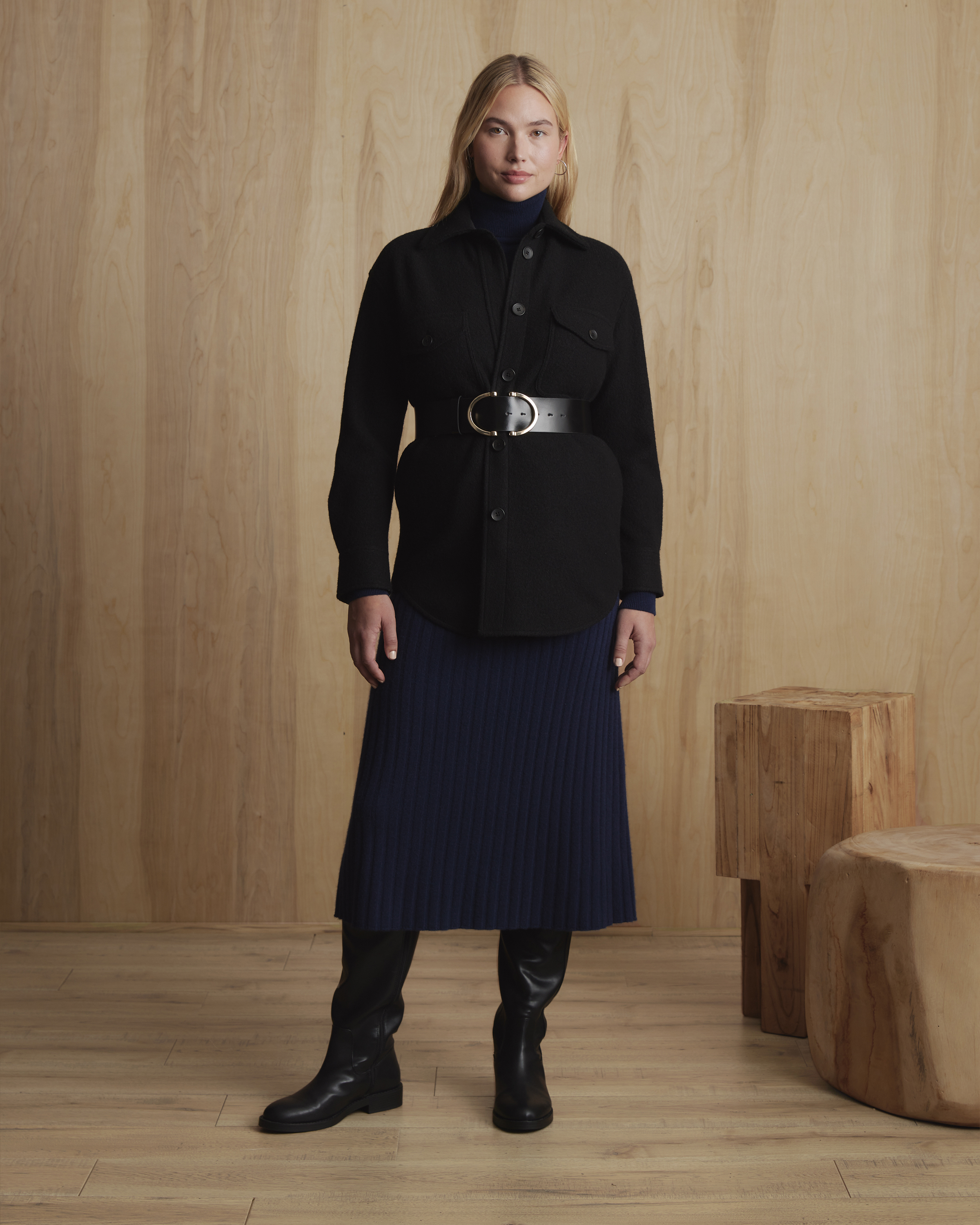 100% Merino Wool Shirt Jacket — Image 16