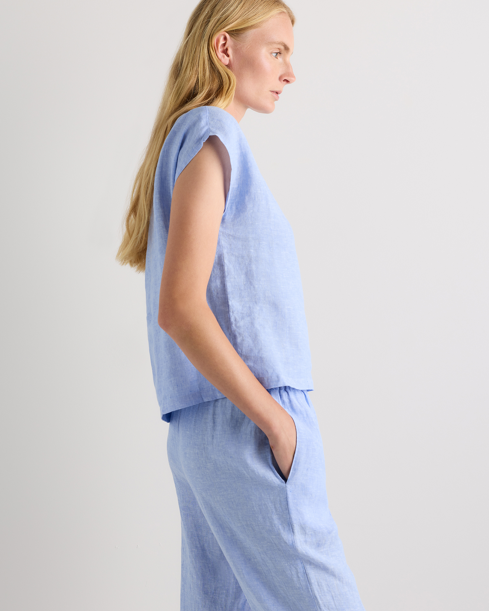 100% European Linen Pajama Set — Image 41