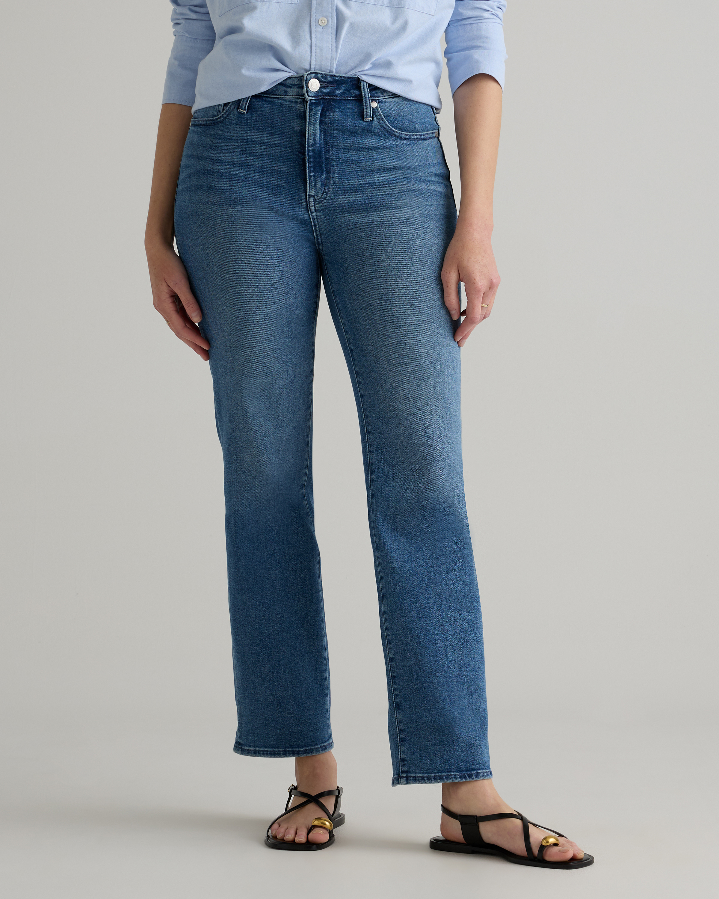 Bella Stretch Straight Jeans — Image 34