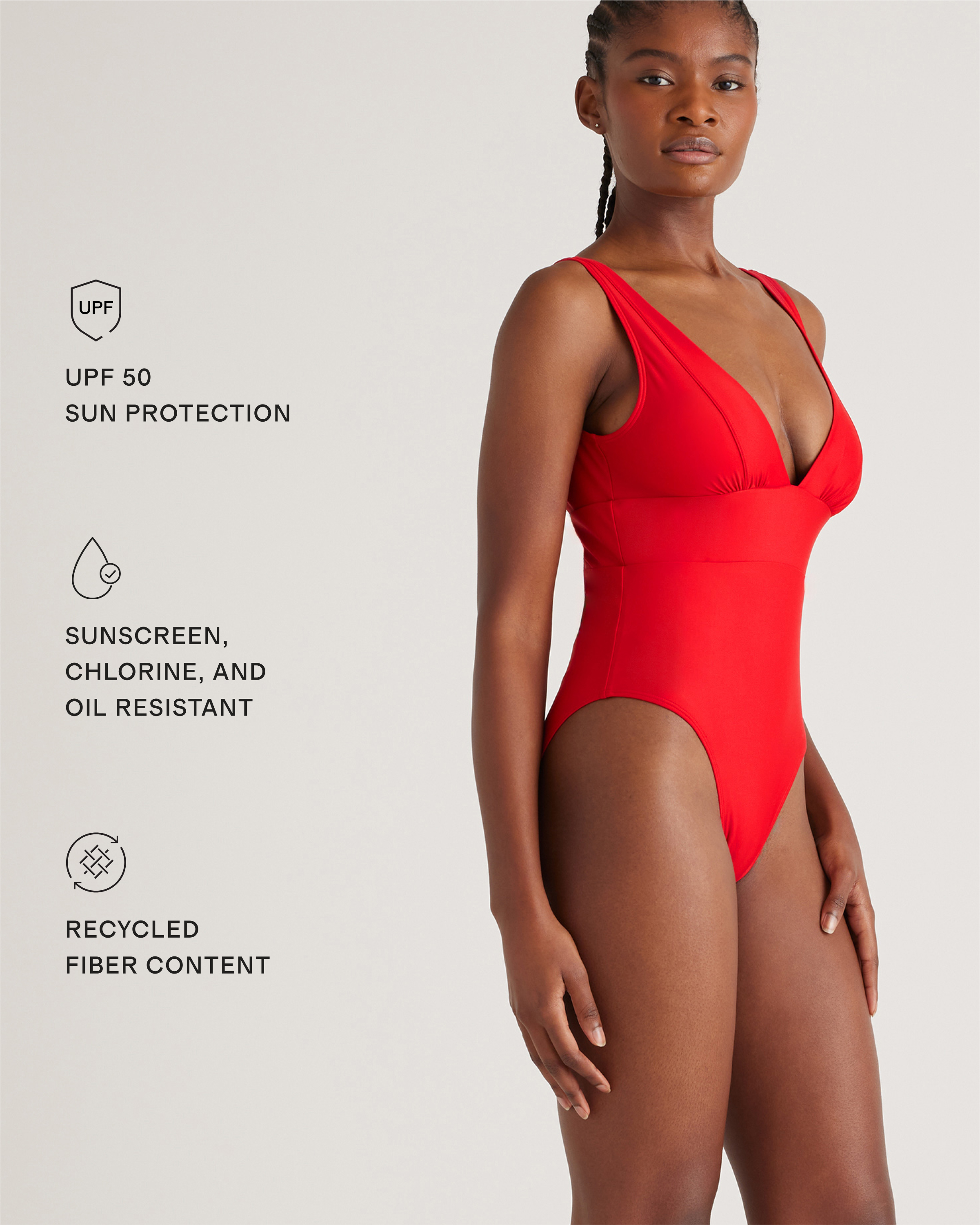 Italian Plunge One-Piece Swimsuit — Image 21