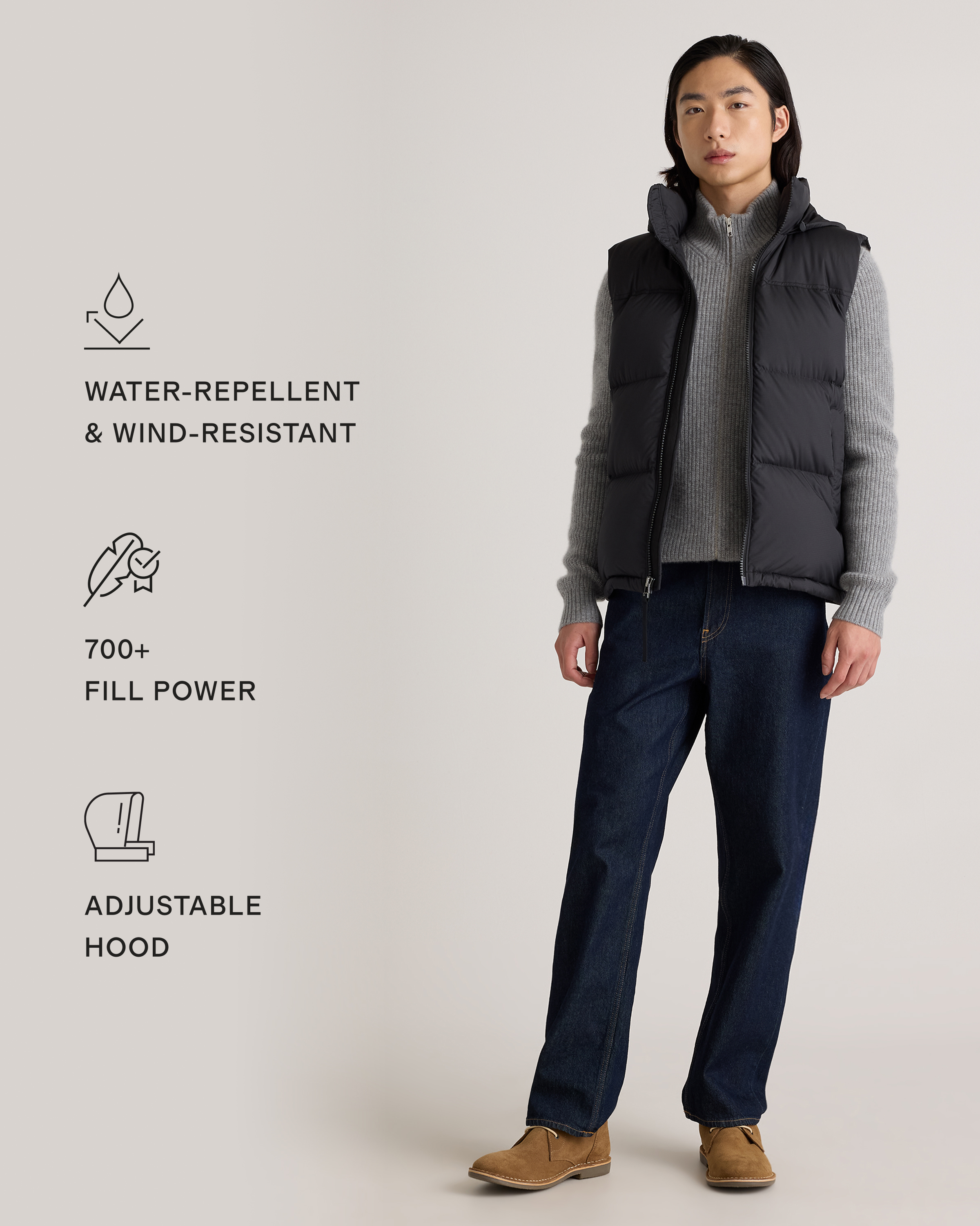 Responsible Down Puffer Vest — Image 17