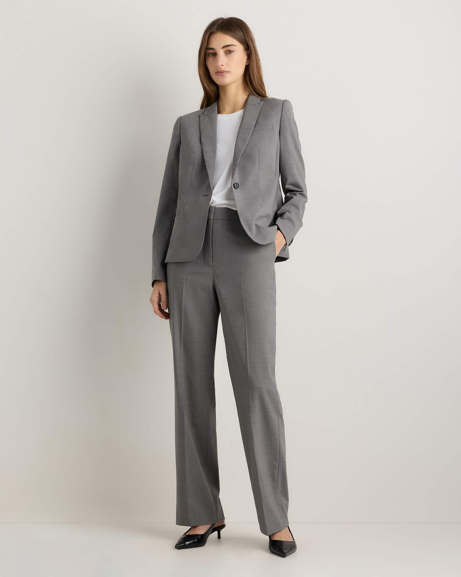 Italian Wool Tailored Blazer — Image 39