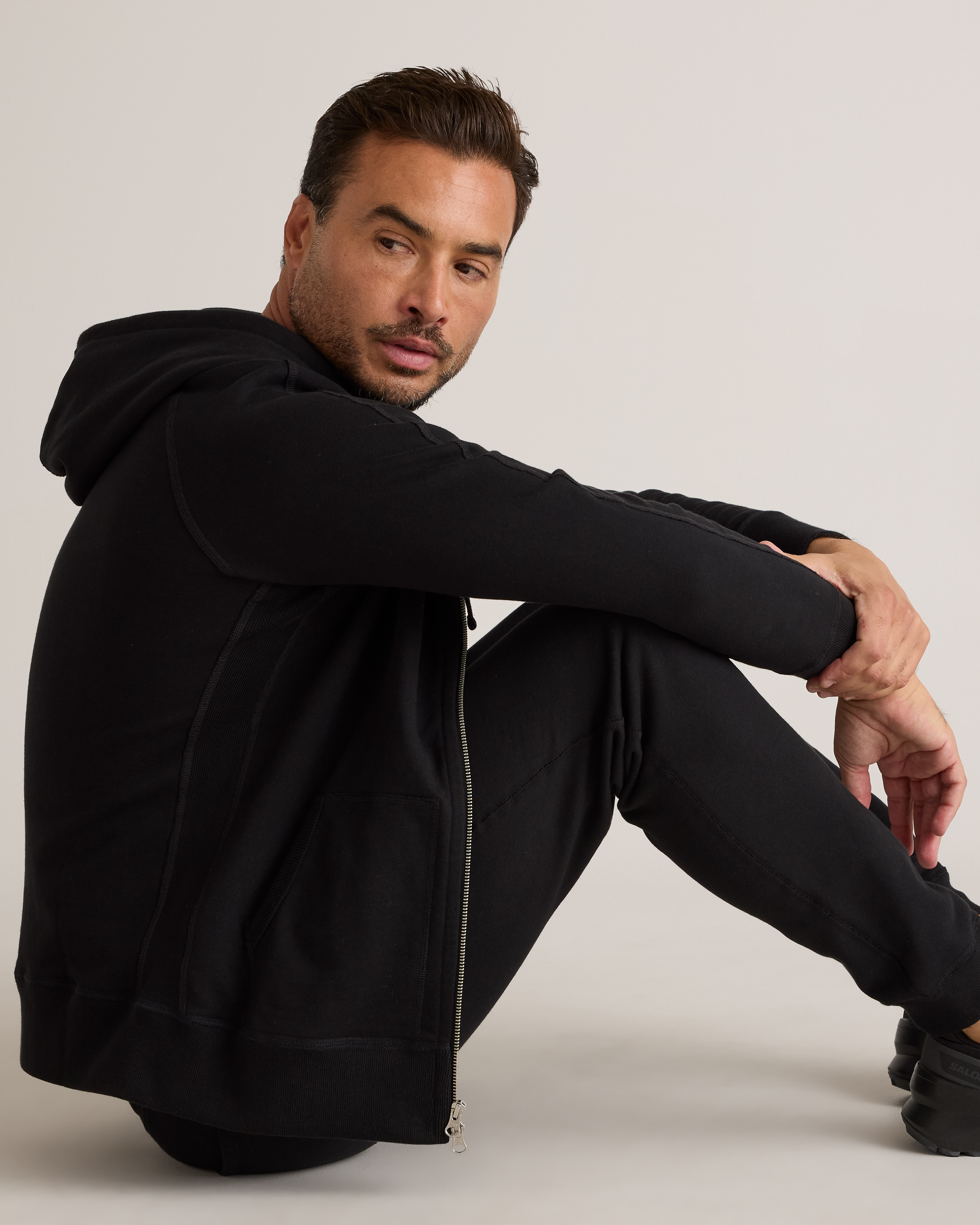 Organic Midweight French Terry Slim Joggers — Image 11
