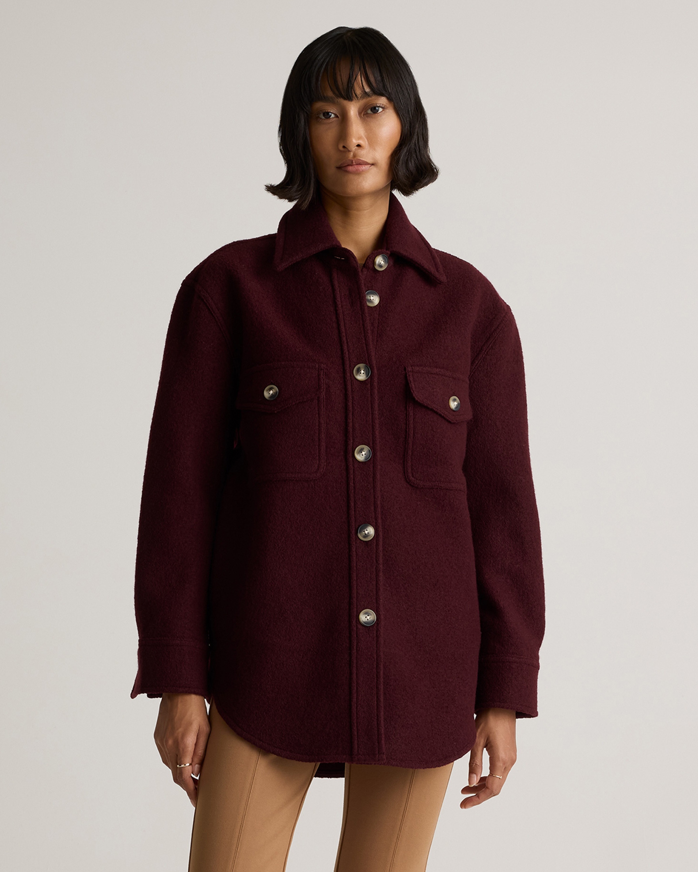 100% Merino Wool Shirt Jacket — Image 46