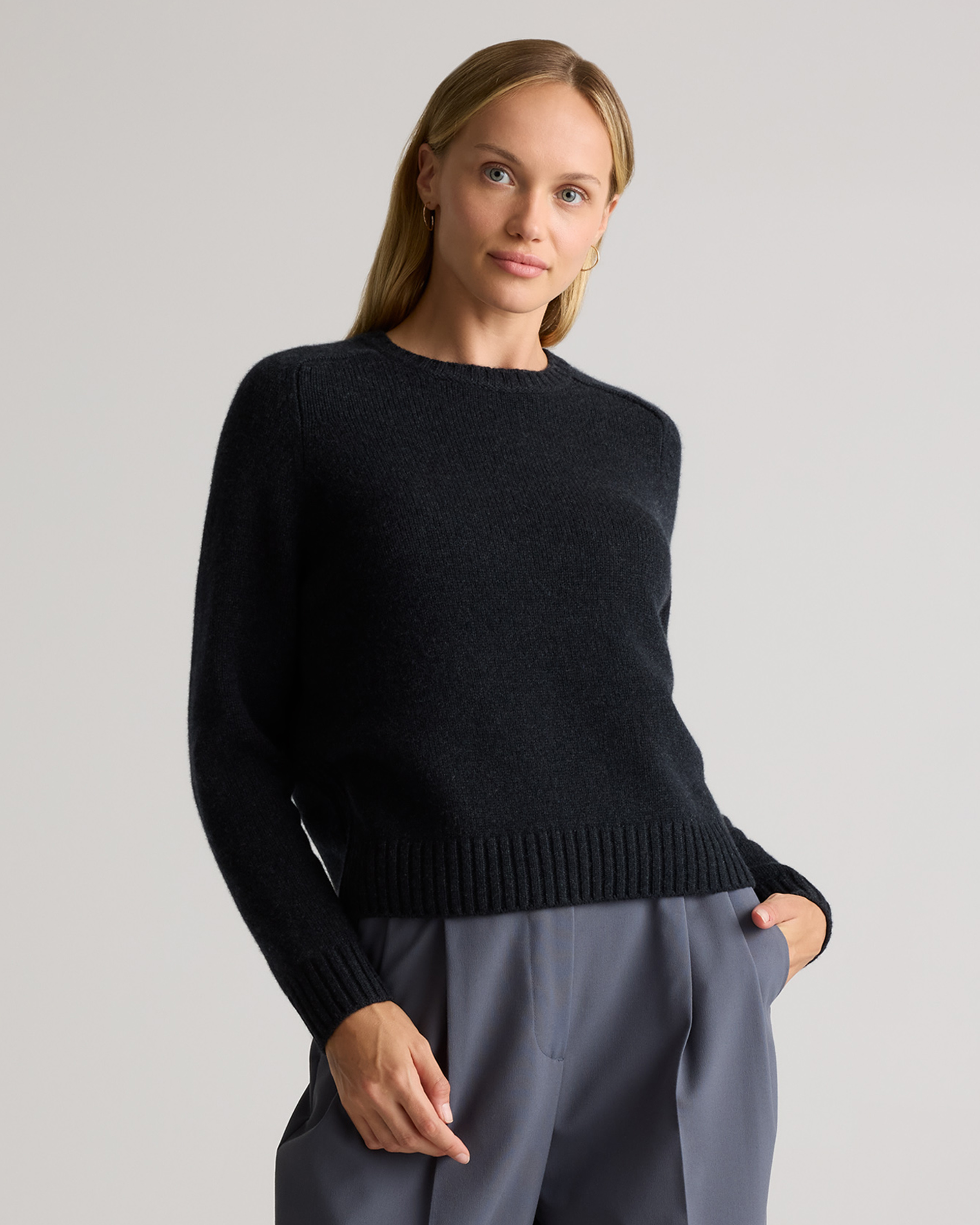 Luxe Baby Cashmere Crewneck Sweater — Image 25