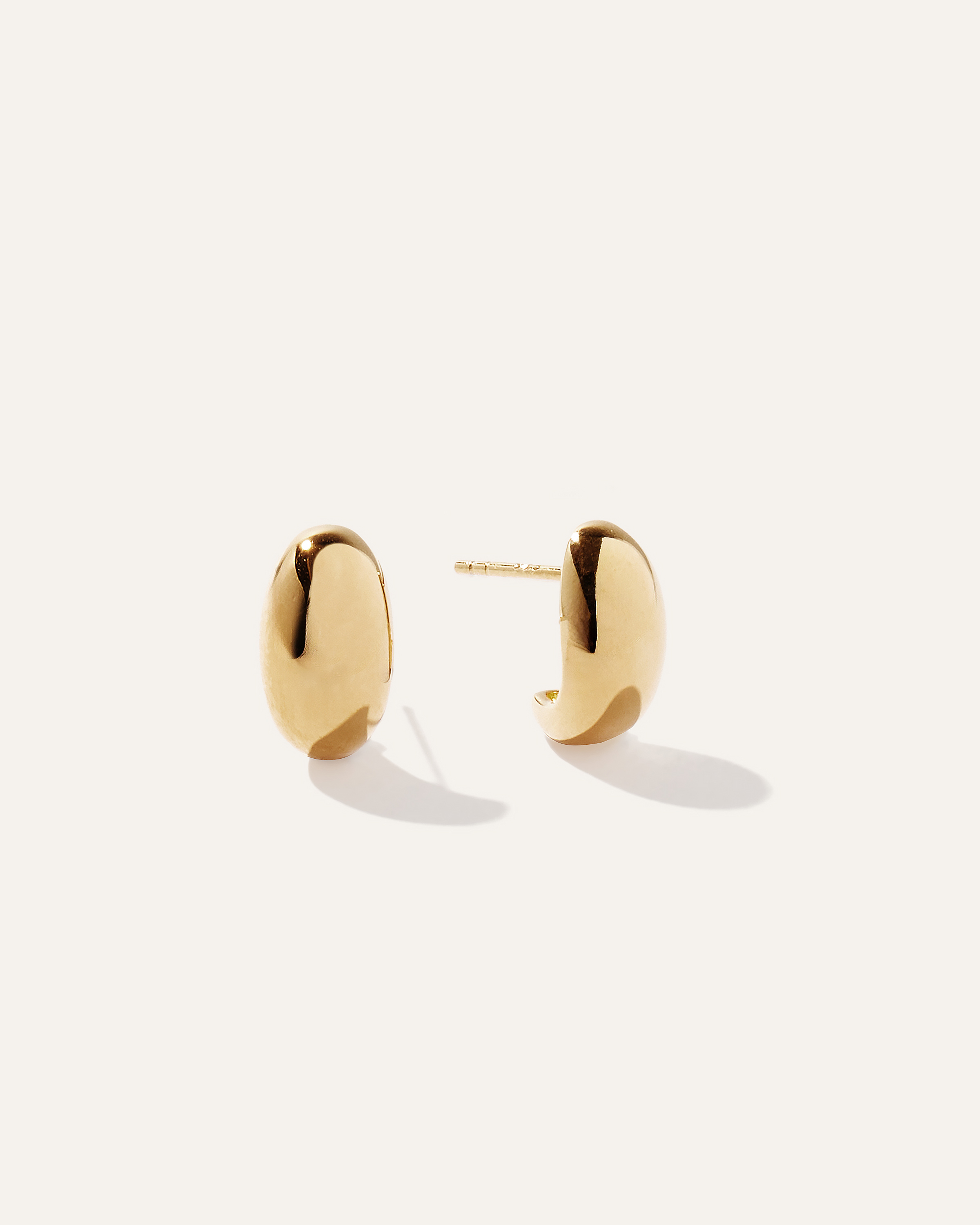 Globe Huggie Hoops — Image 3