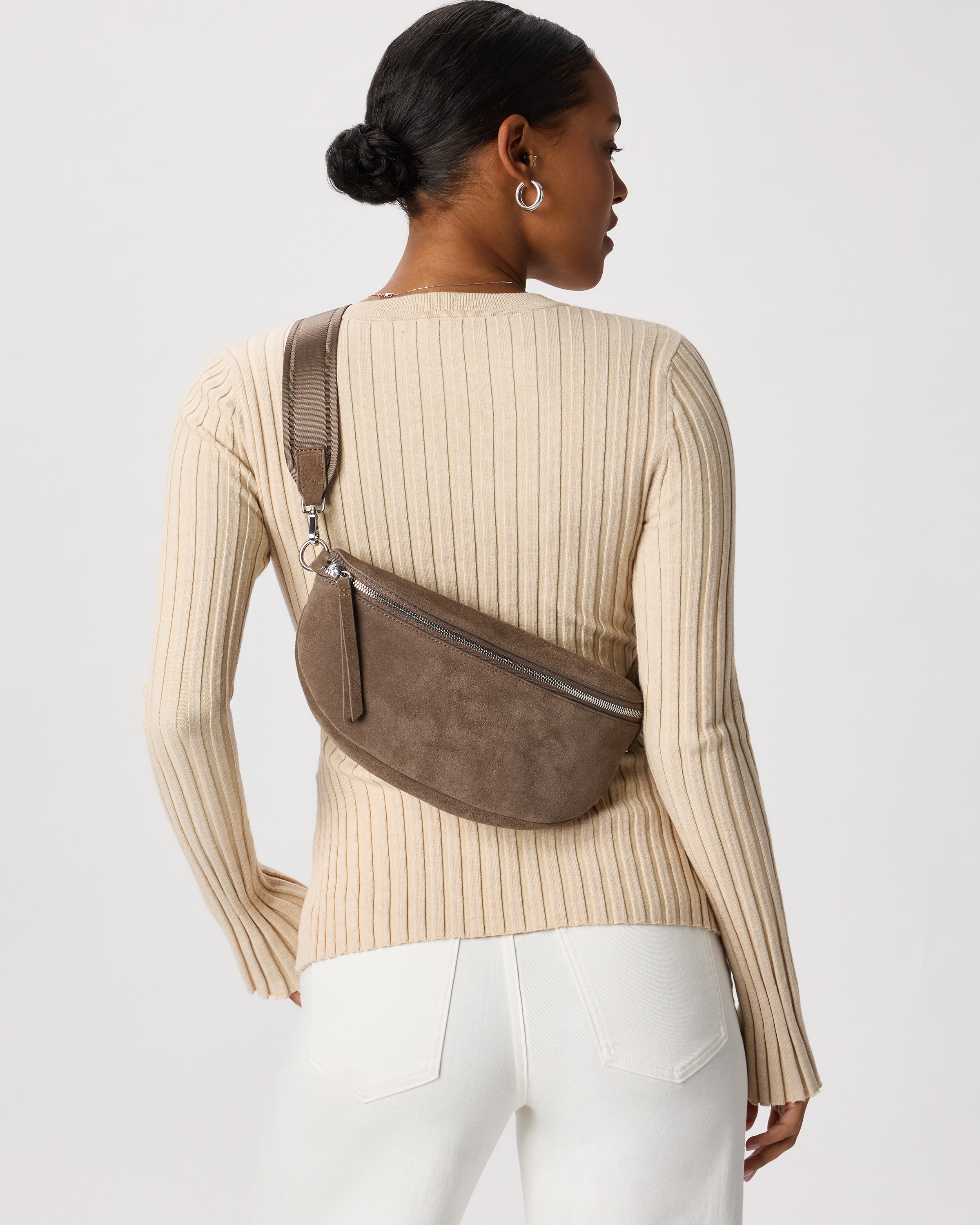 Italian Suede Sling Bag — Image 4