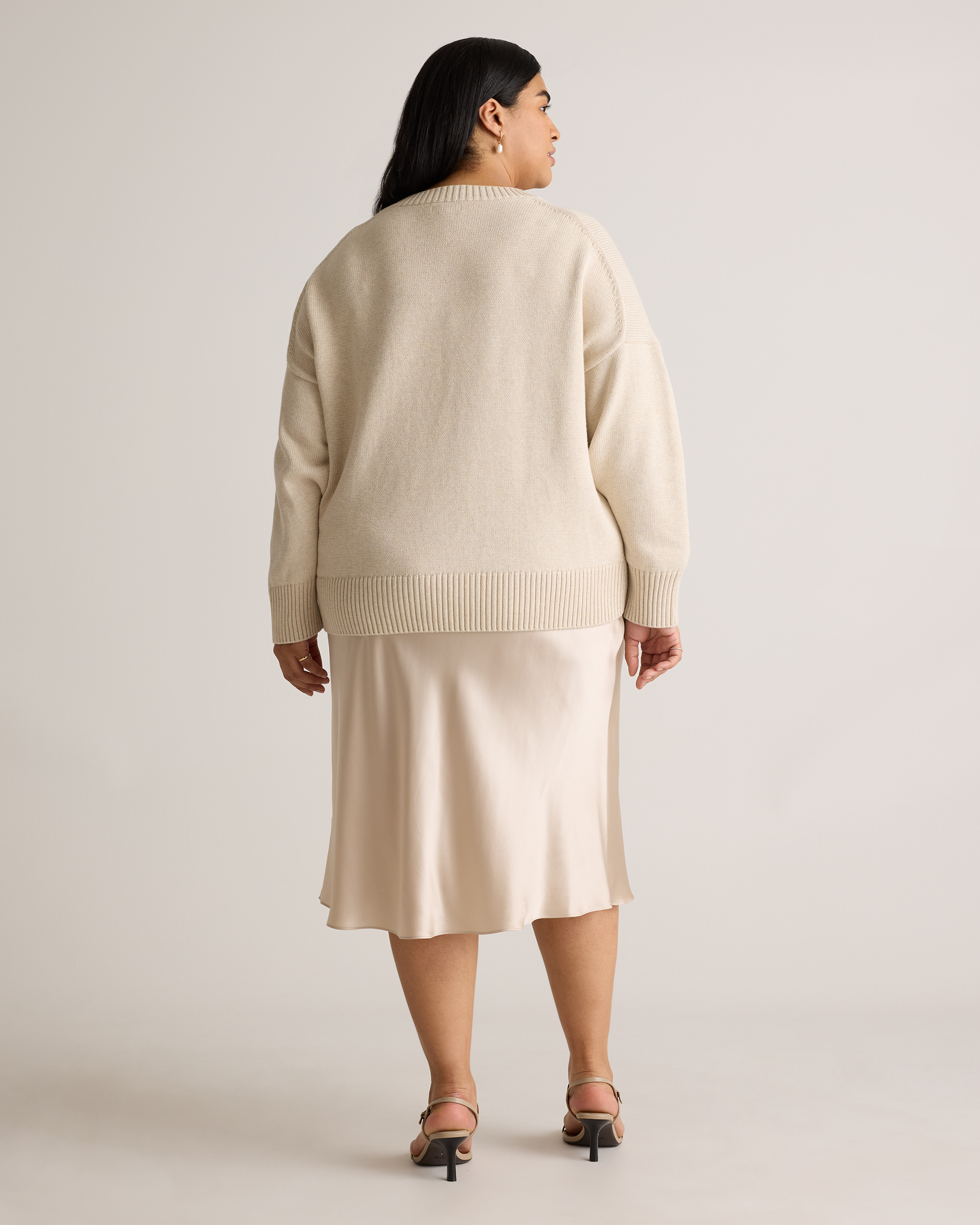 100% Organic Cotton Boyfriend Crew Sweater — Image 12