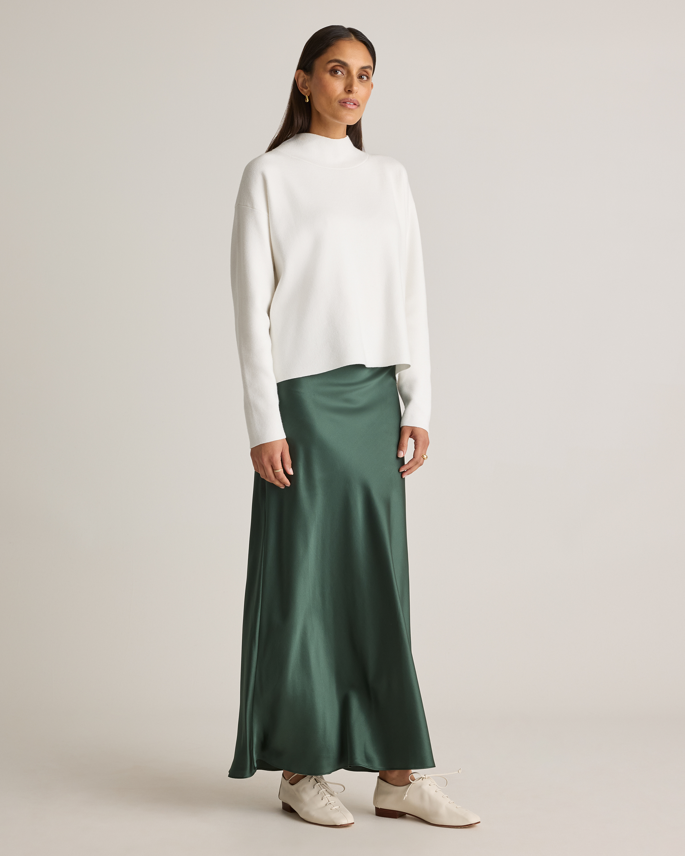 100% Washable Silk Maxi Skirt — Image 18