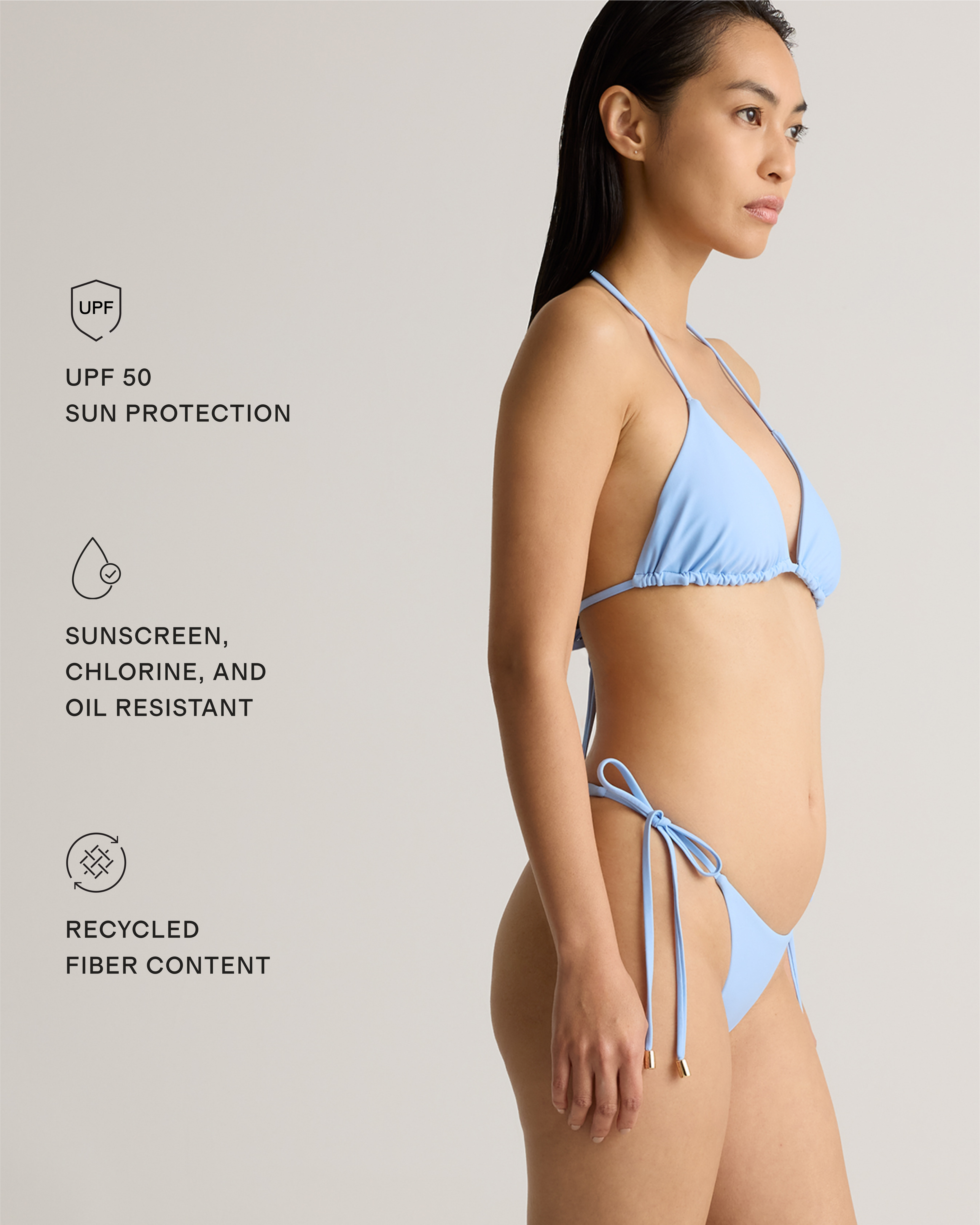 Italian Triangle Bikini Top — Image 9