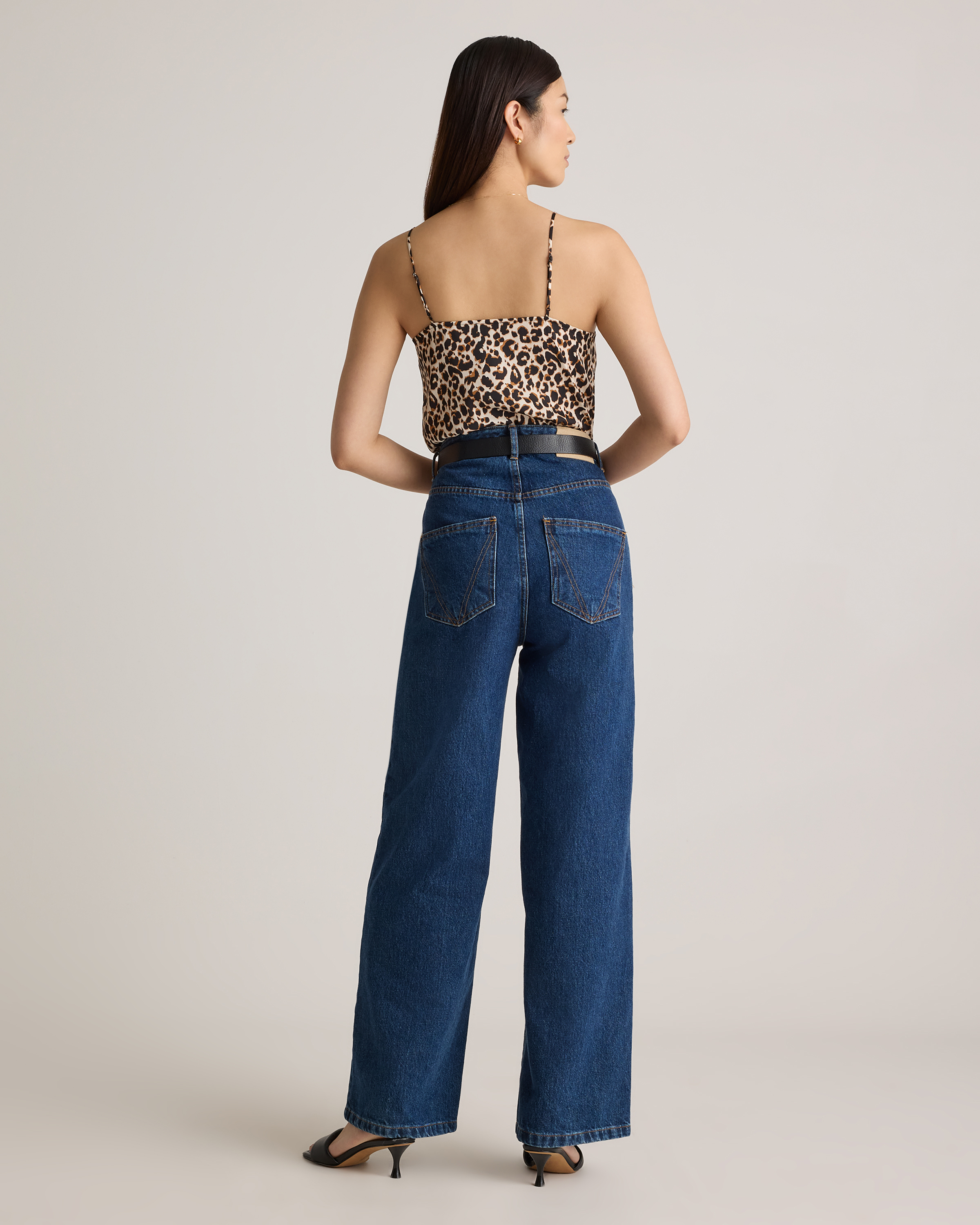 Washable Stretch Silk V-Neck Cami — Image 21