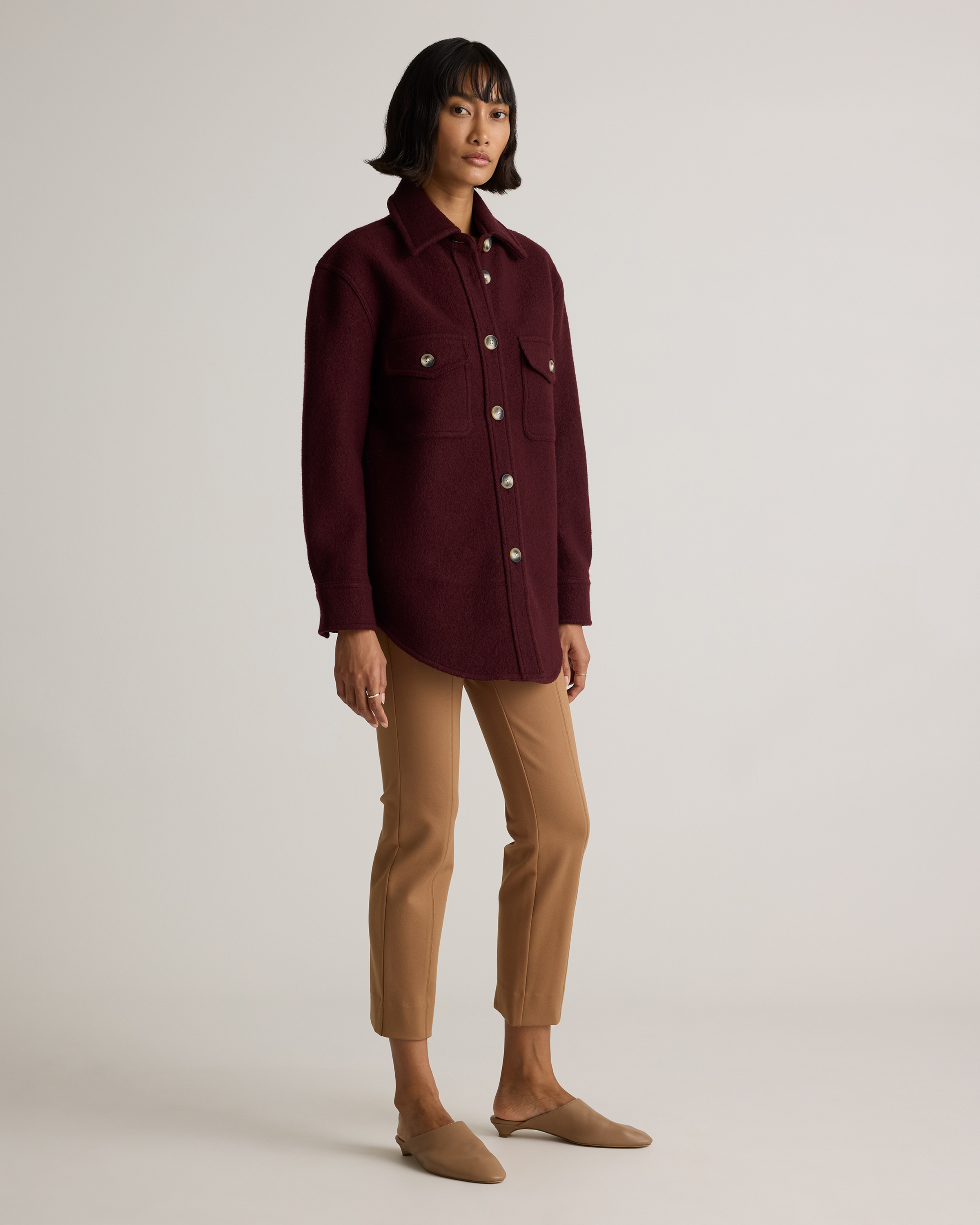 100% Merino Wool Shirt Jacket — Image 52