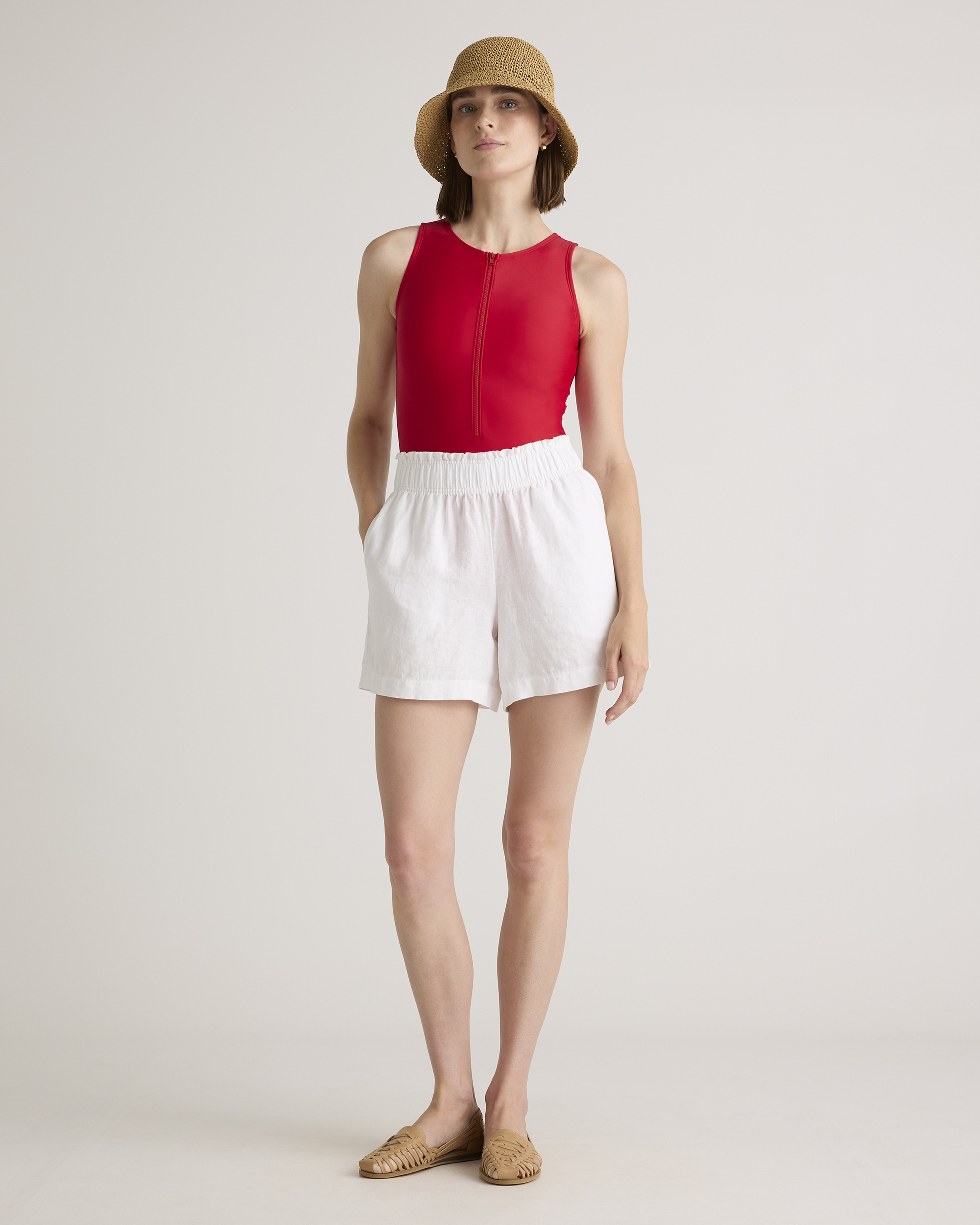 Italian Zip-Front One-Piece Swimsuit — Image 25
