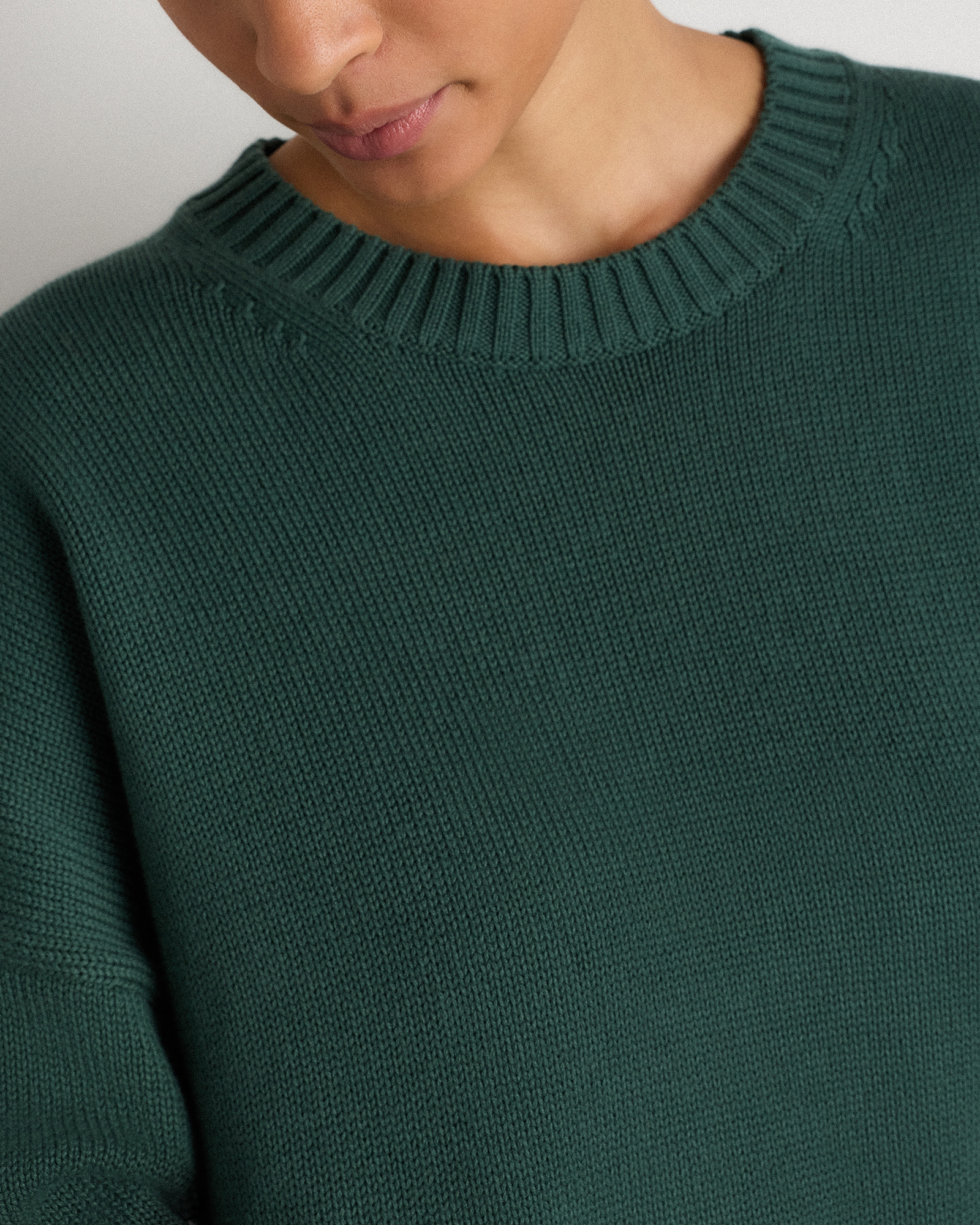 100% Organic Cotton Boyfriend Crew Sweater — Image 25
