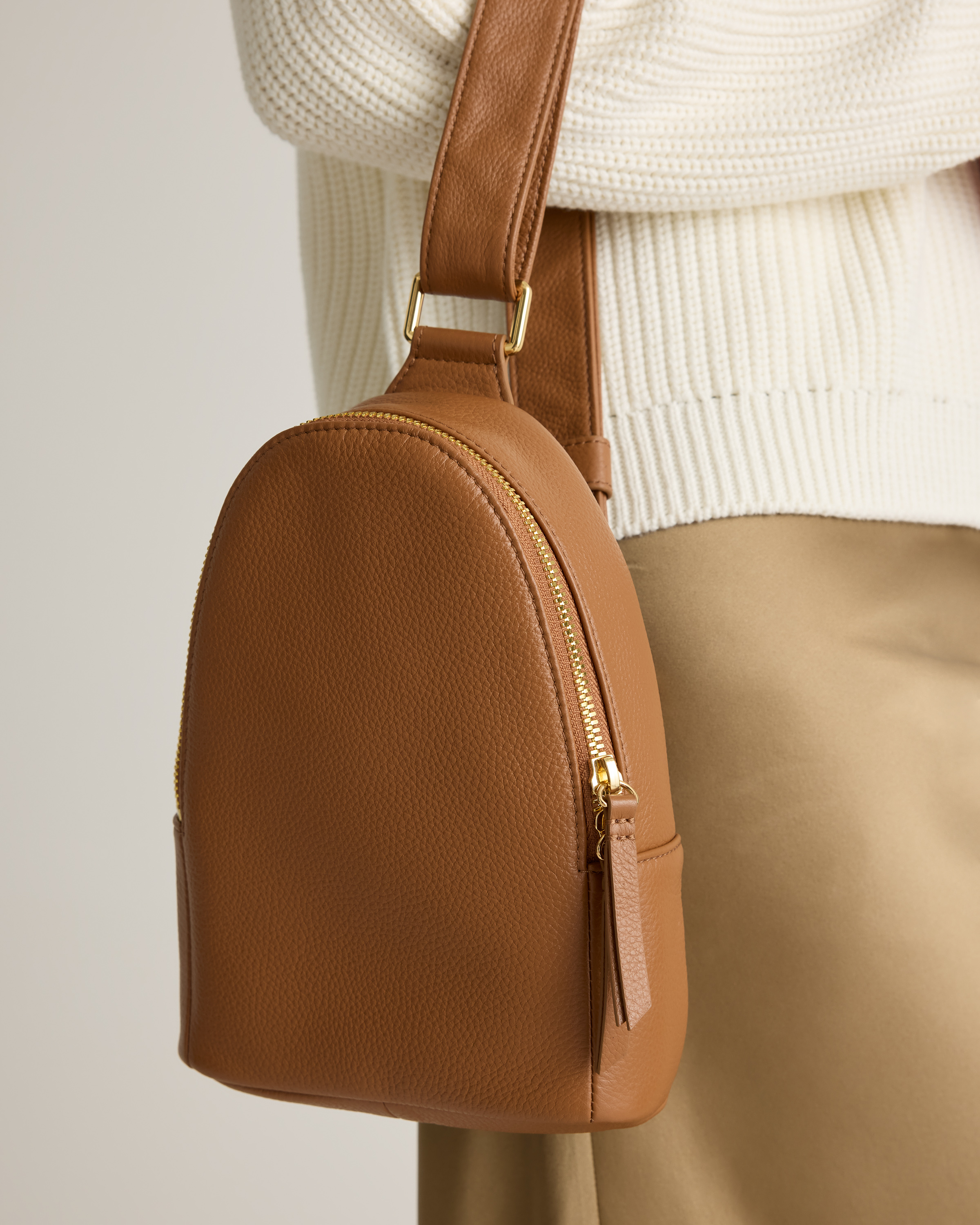 Italian Leather Sling Pack — Image 3