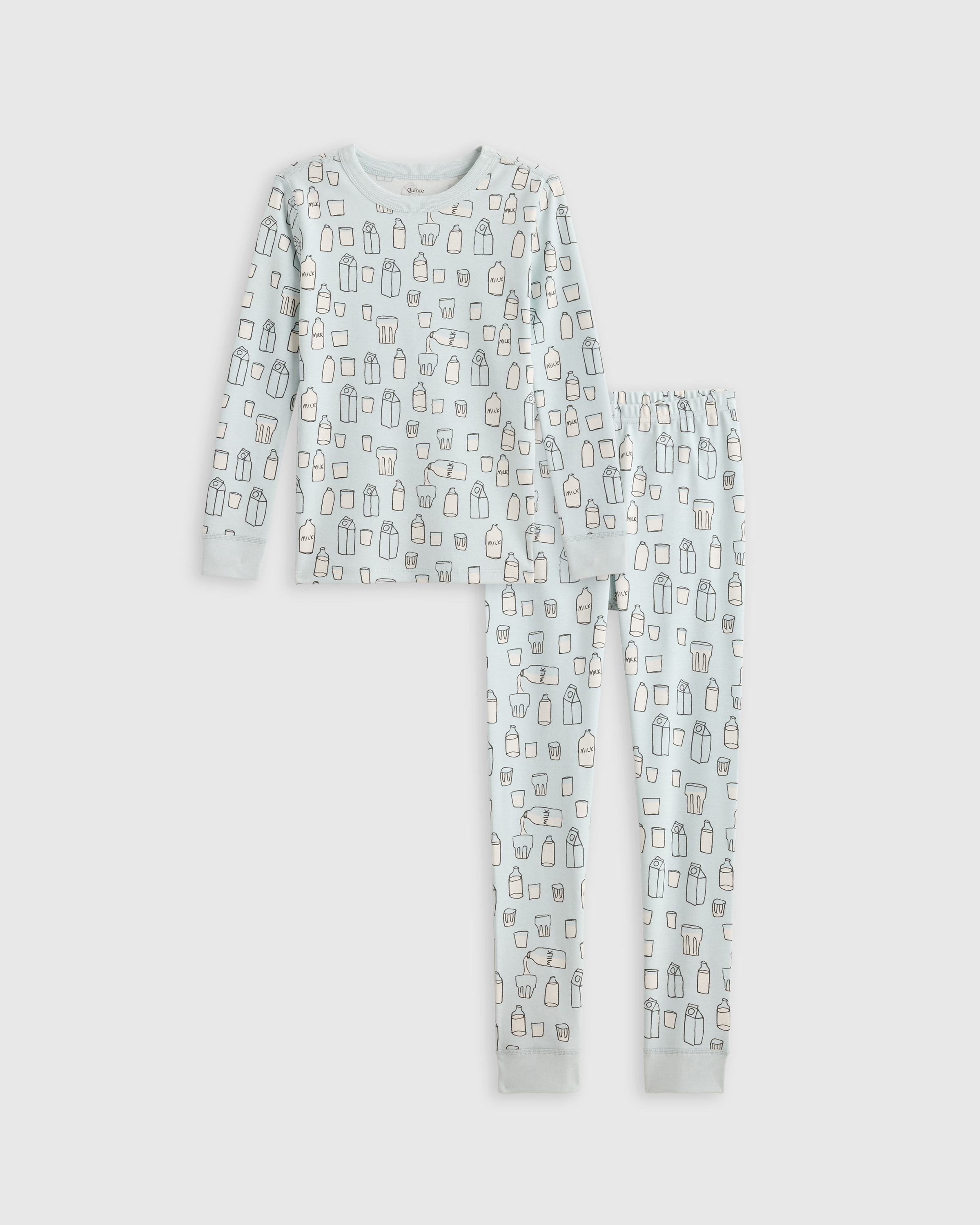 100% Organic Cotton Long Sleeve and Pant Pajama Set — Image 12