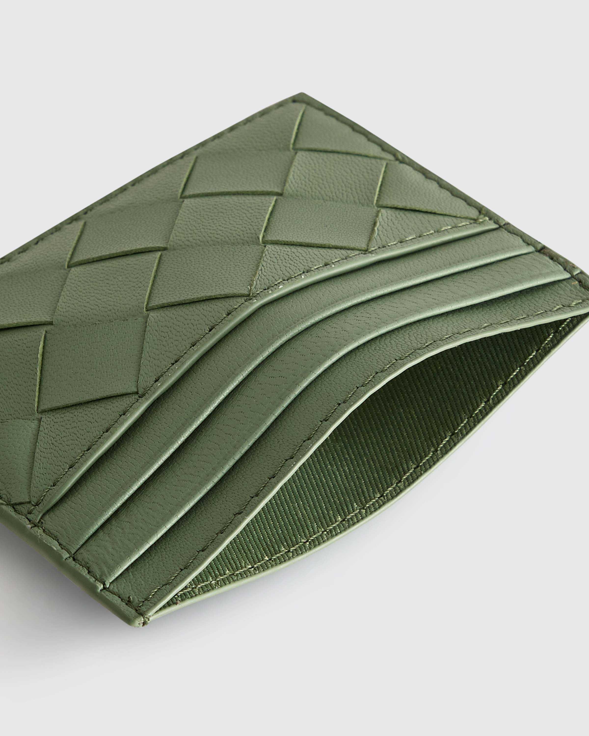 Italian Handwoven Leather Small Card Case — Image 9