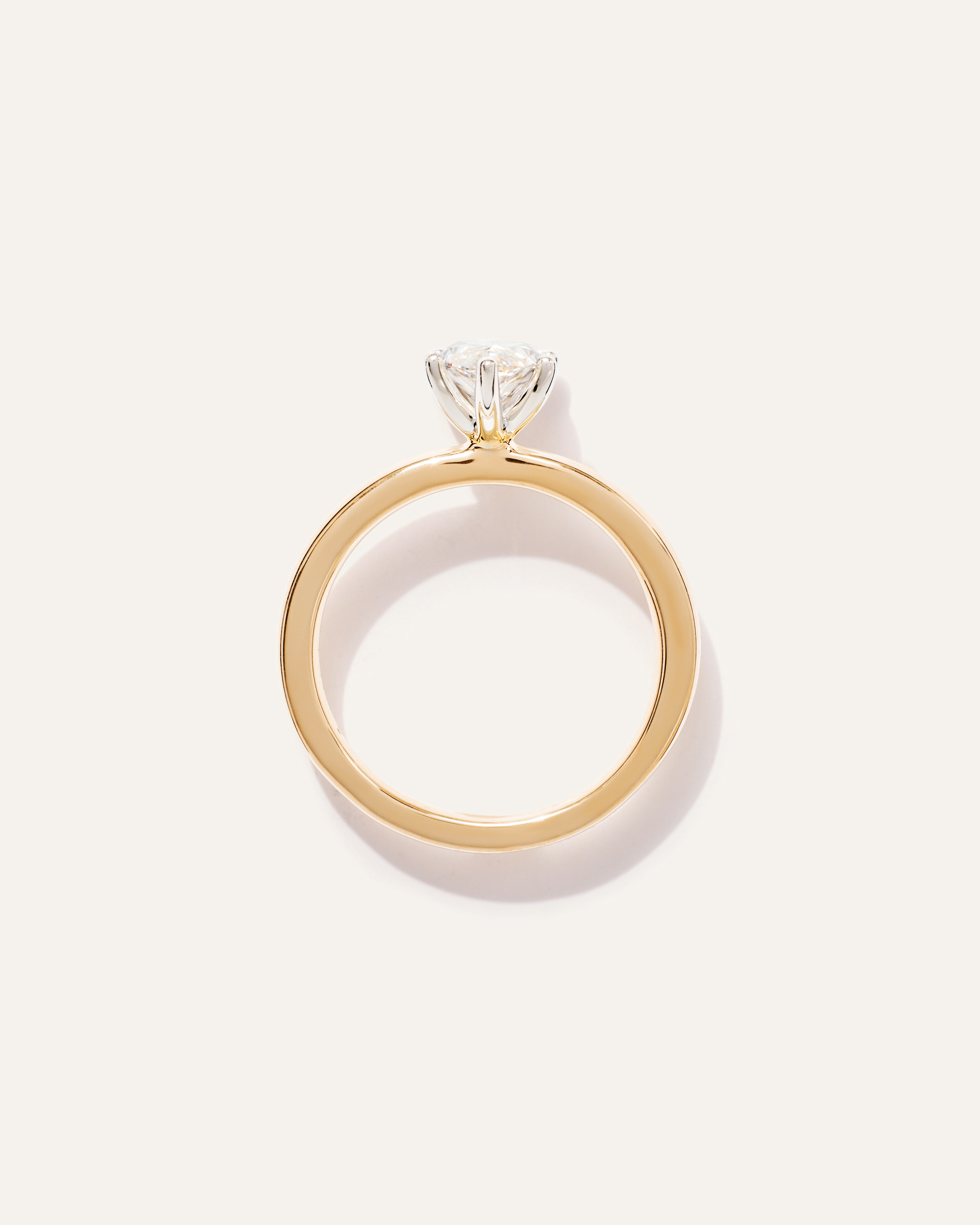 Lab Grown Diamond Marquise Comfort Fit Engagement Ring - 1.5ct — Image 6