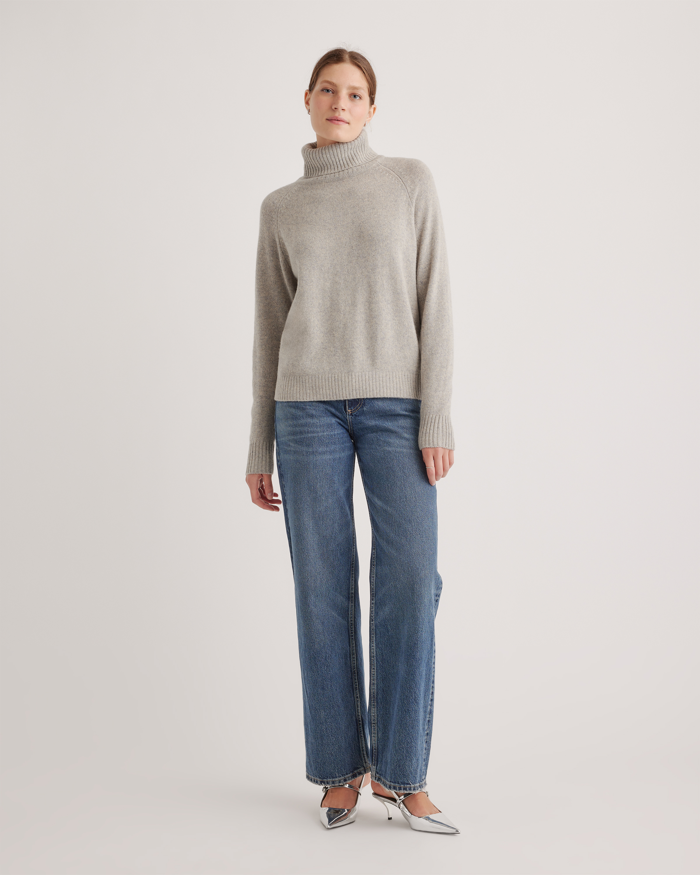 100% Yak Wool Turtleneck Sweater — Image 6
