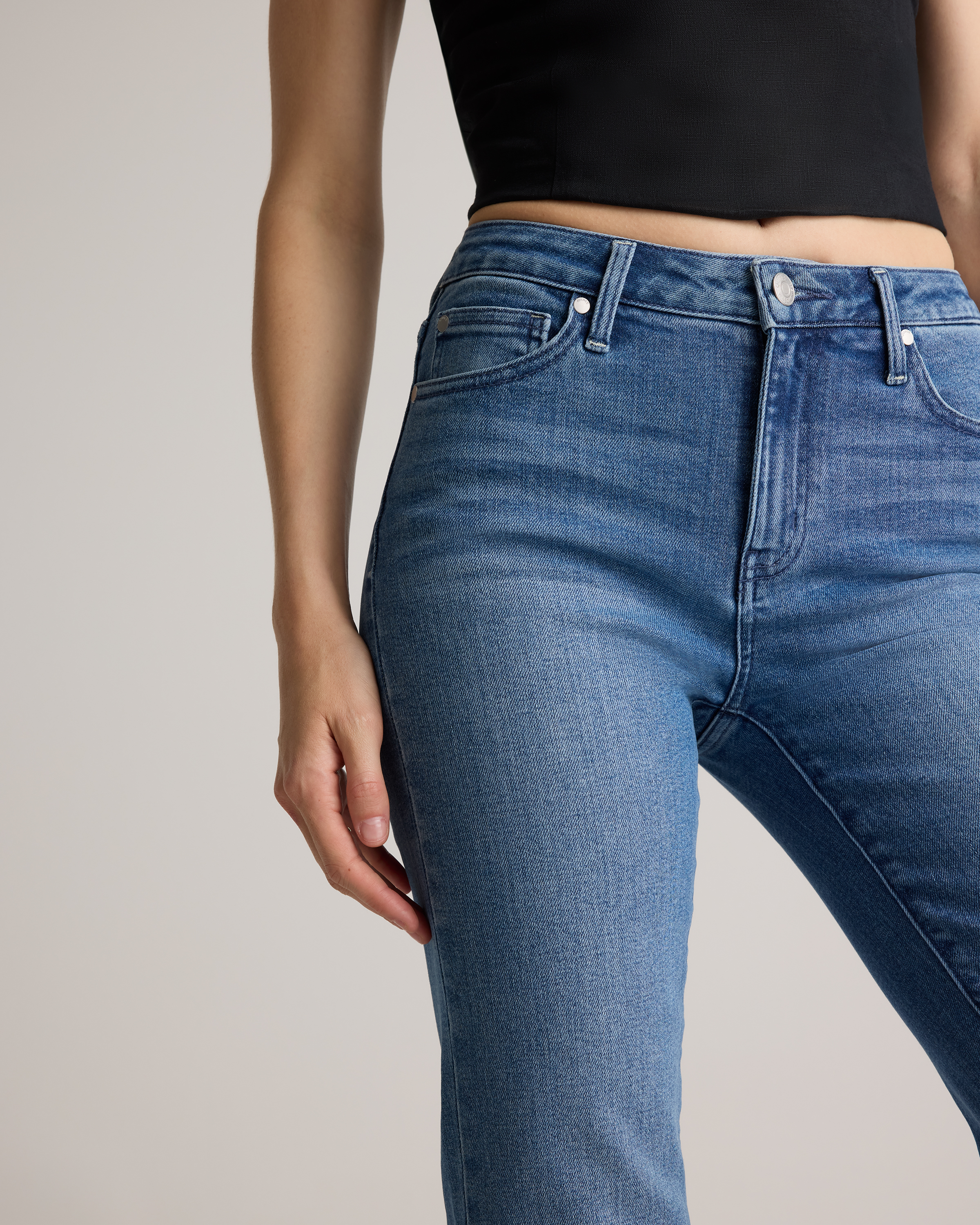 Bella Stretch Straight Jeans — Image 13