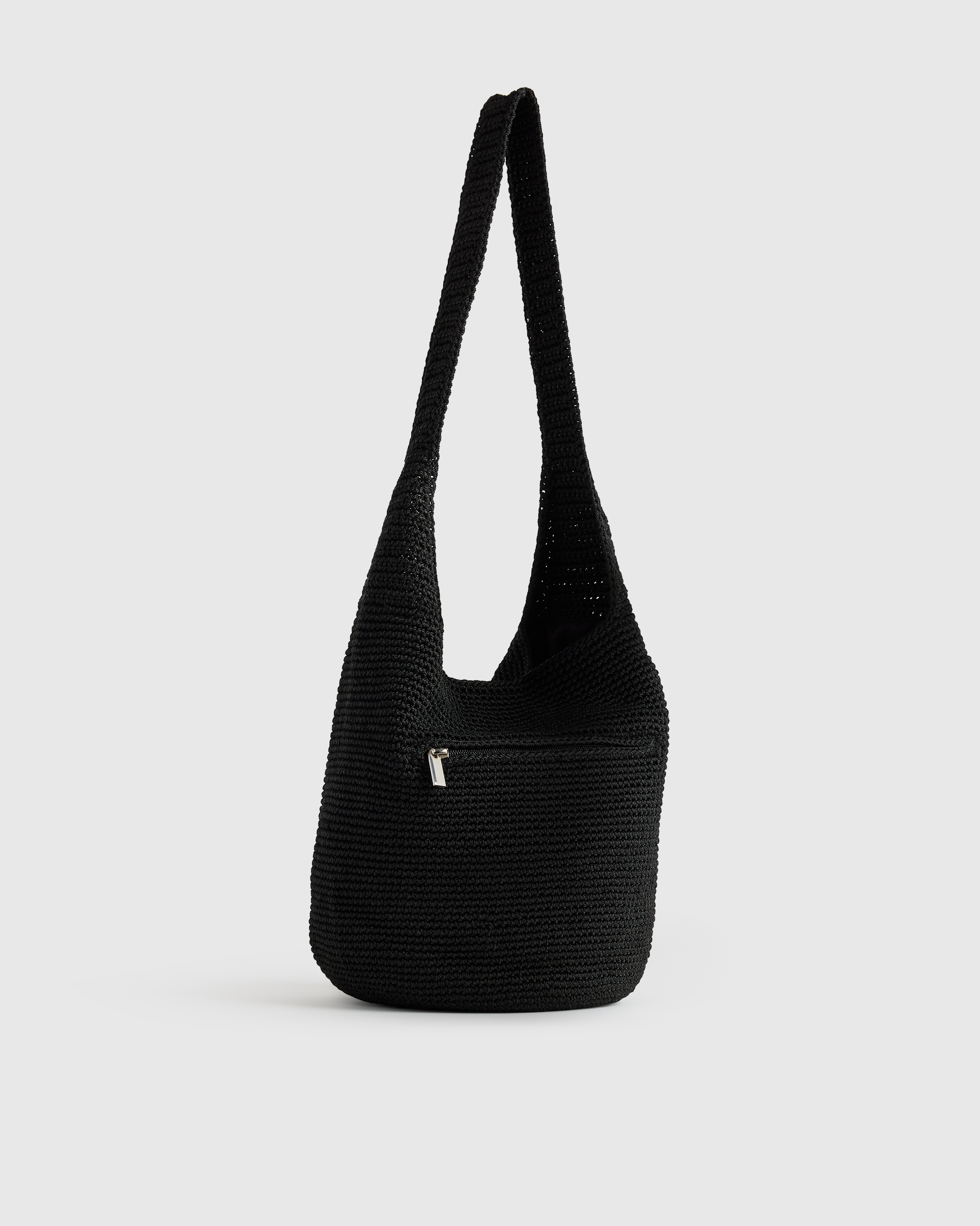 Hand Crochet Hobo Shoulder Bag — Image 23