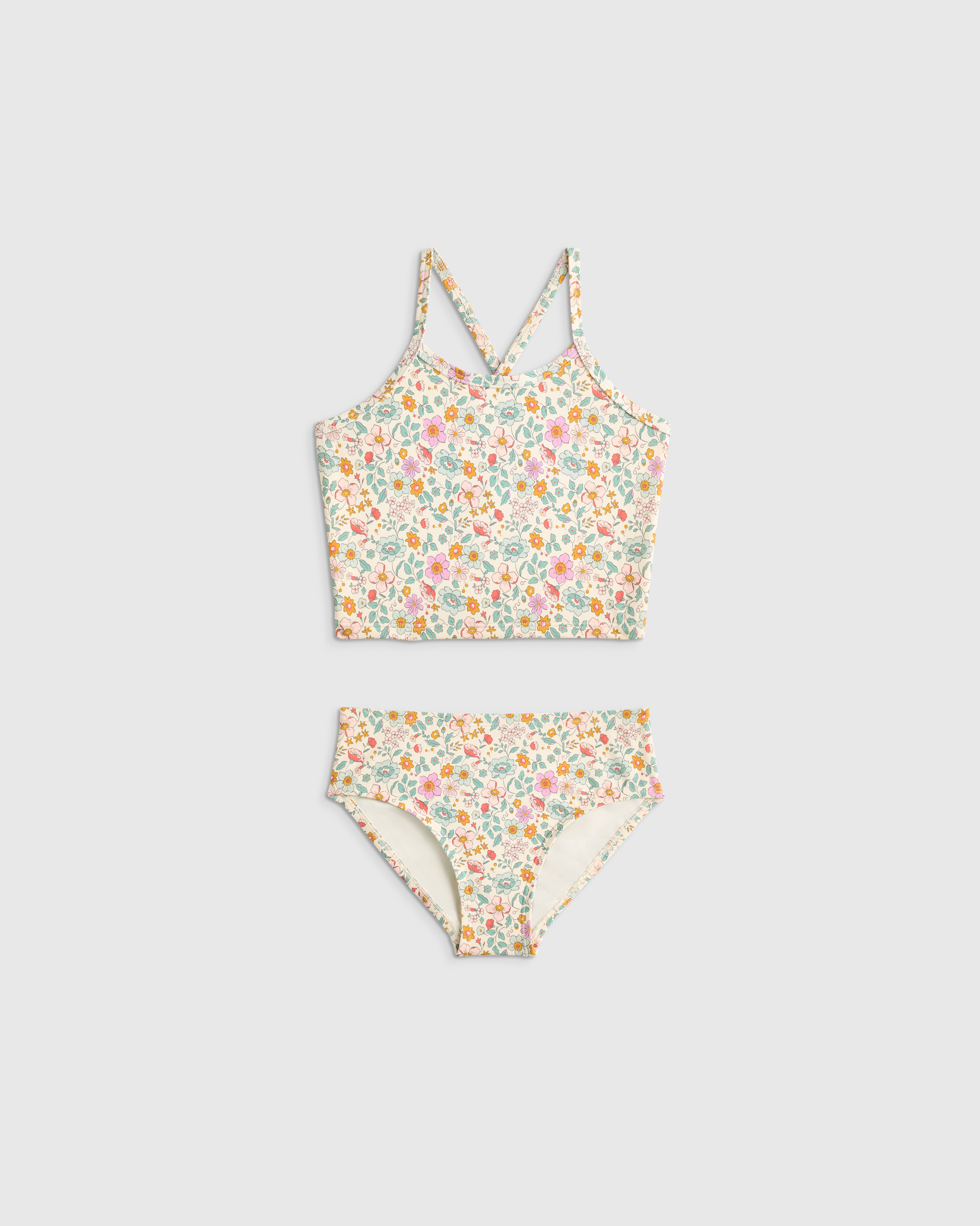 Tankini and Long Sleeve Raglan Rash Guard Set — Image 9