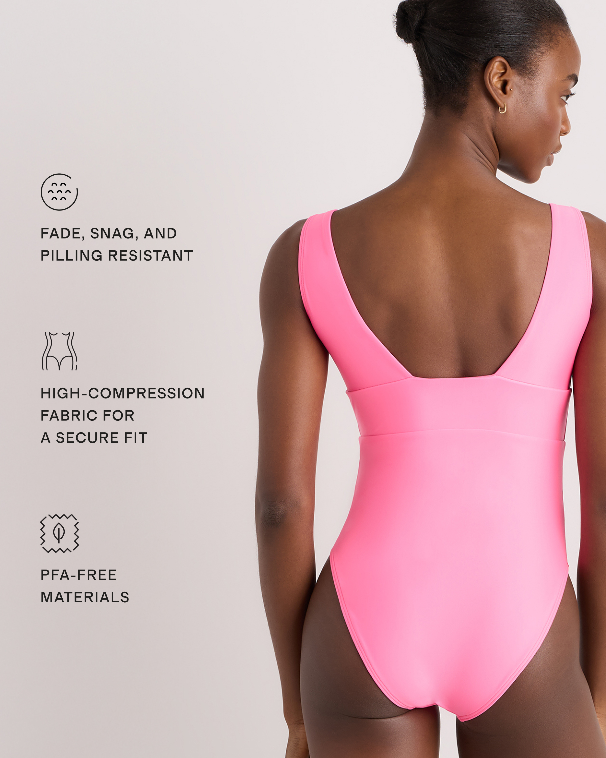 Italian Plunge One-Piece Swimsuit — Image 22