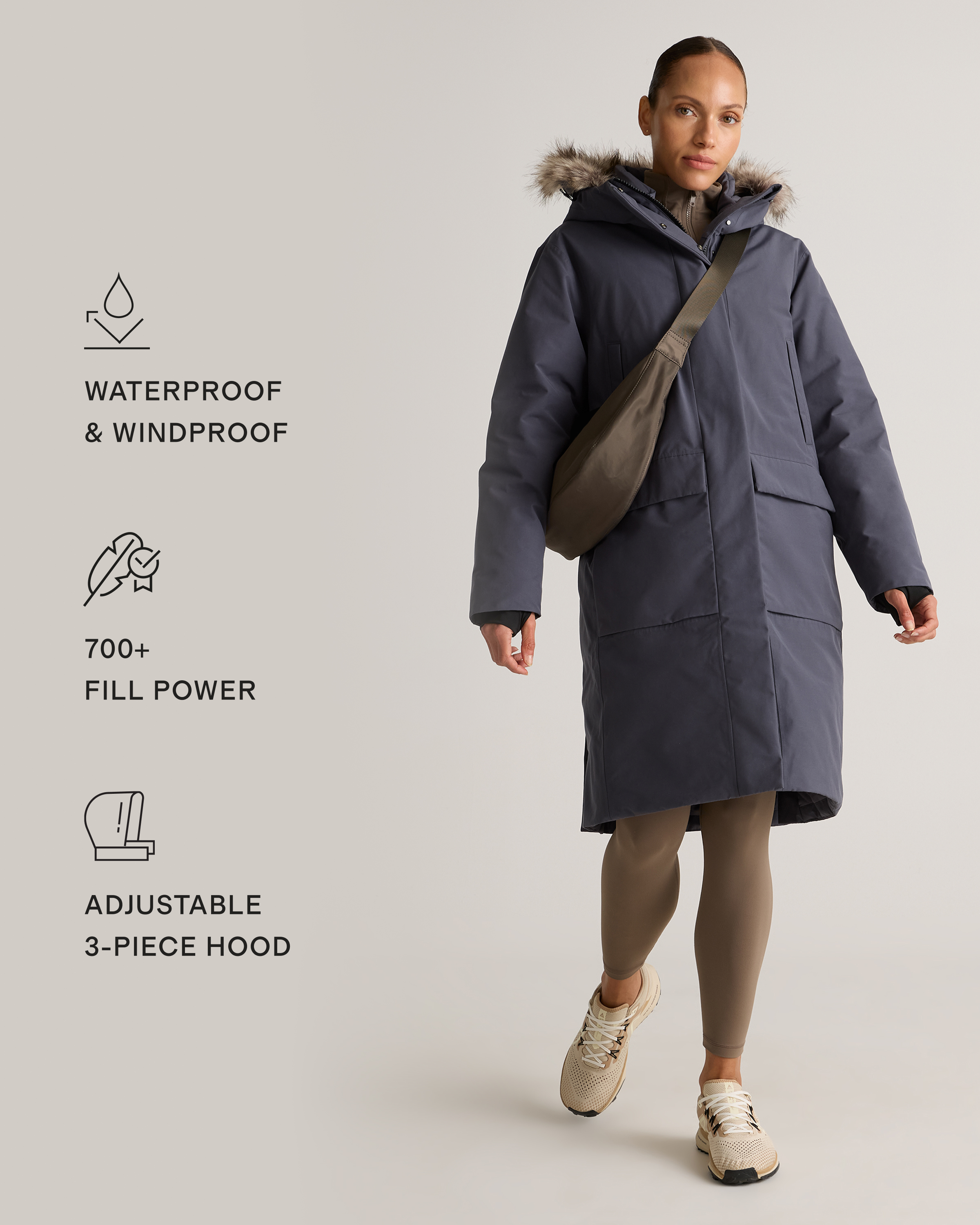 Responsible Down Hooded Long Parka — Image 34
