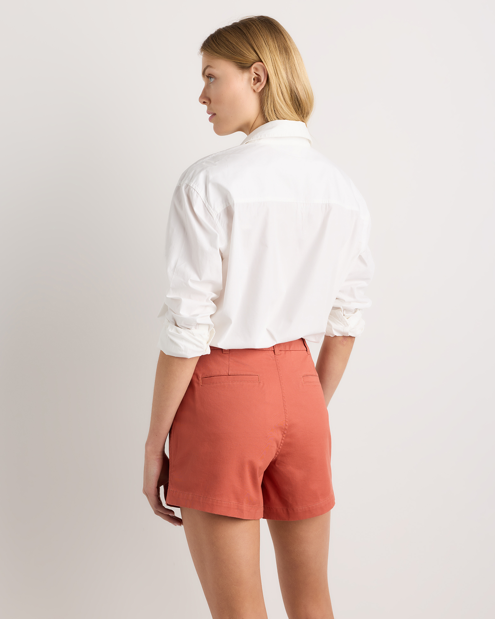 Organic Stretch Cotton Chino Shorts — Image 28
