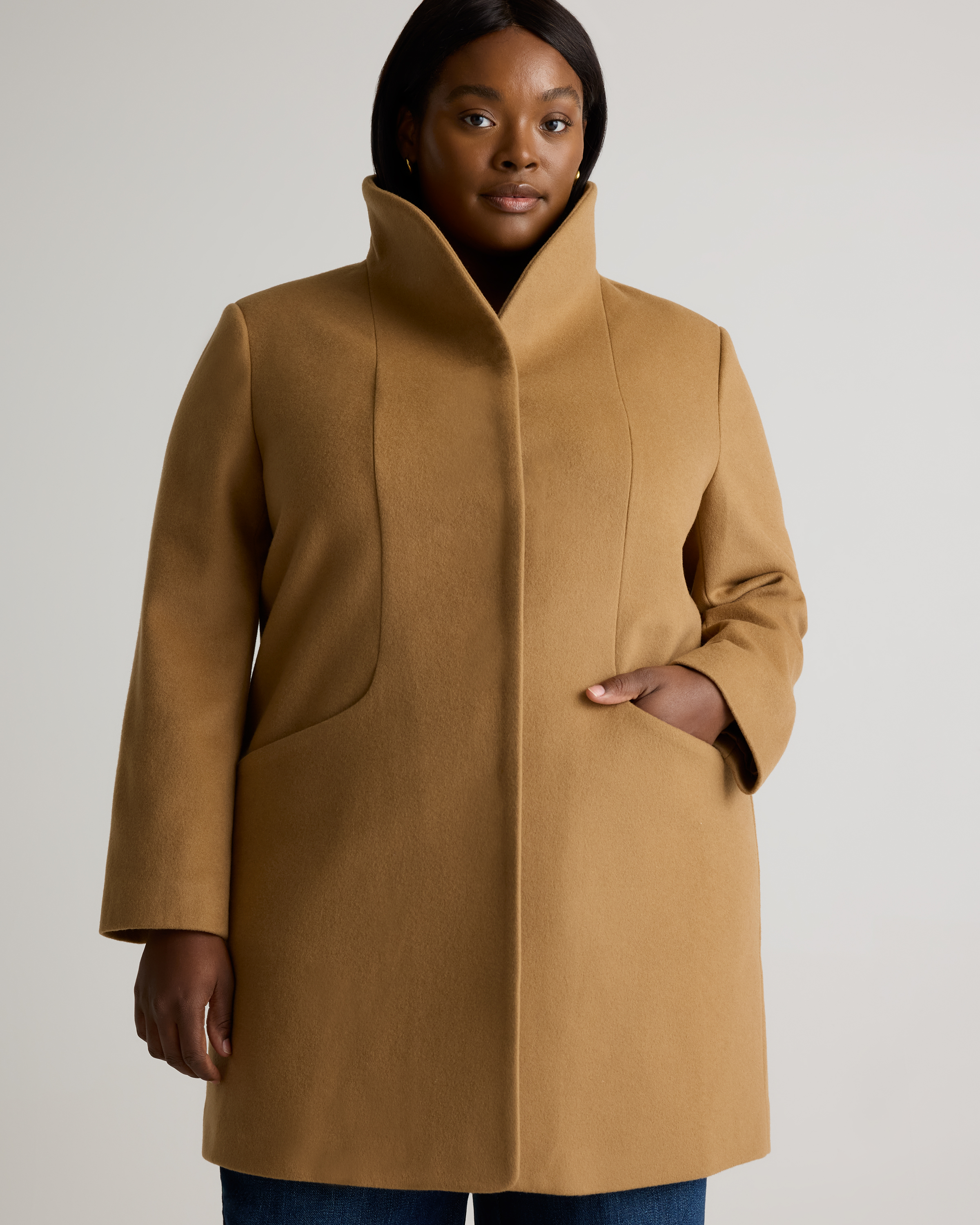 Italian Wool Cocoon Coat — Image 7