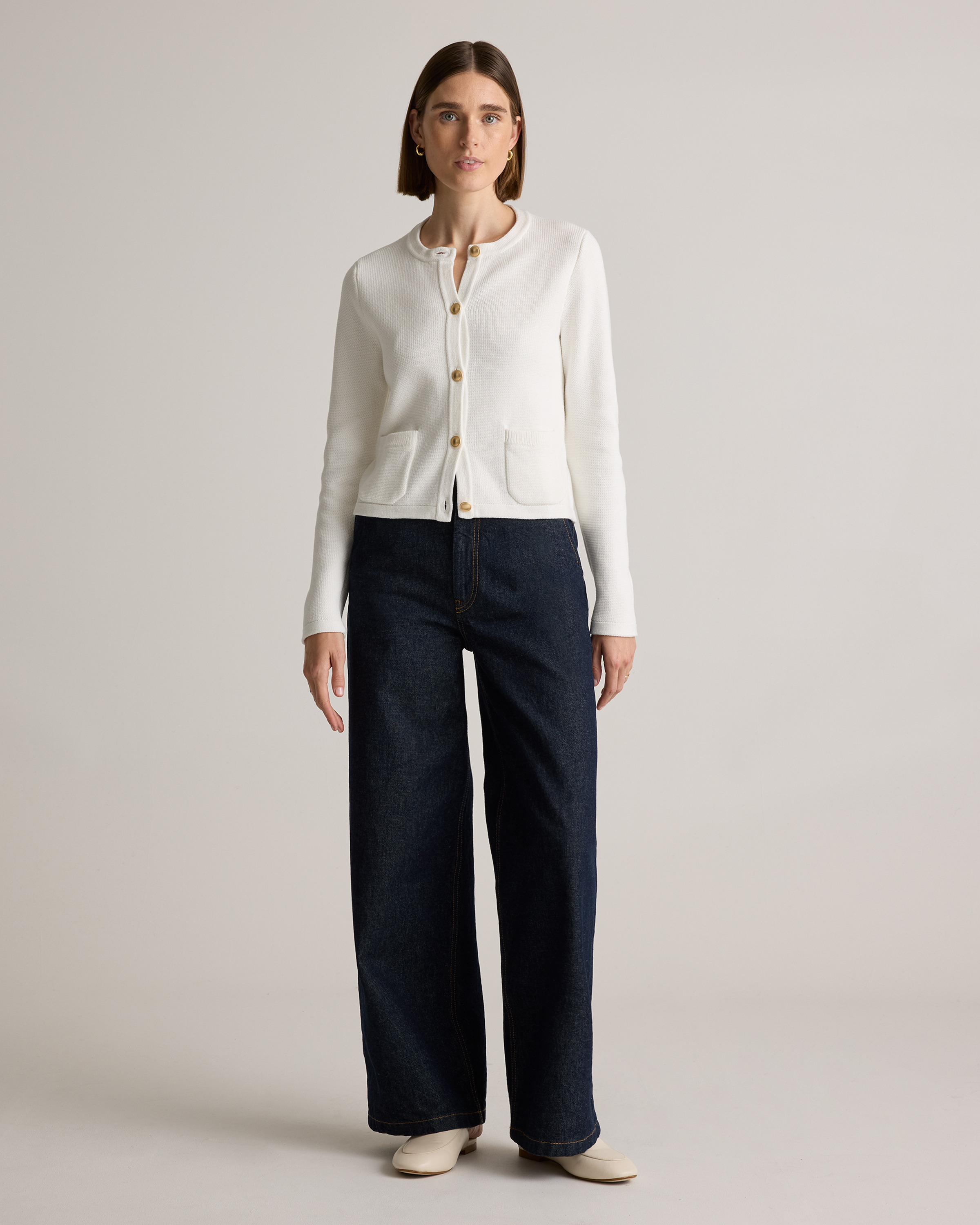 100% Organic Cotton Sweater Jacket — Image 8