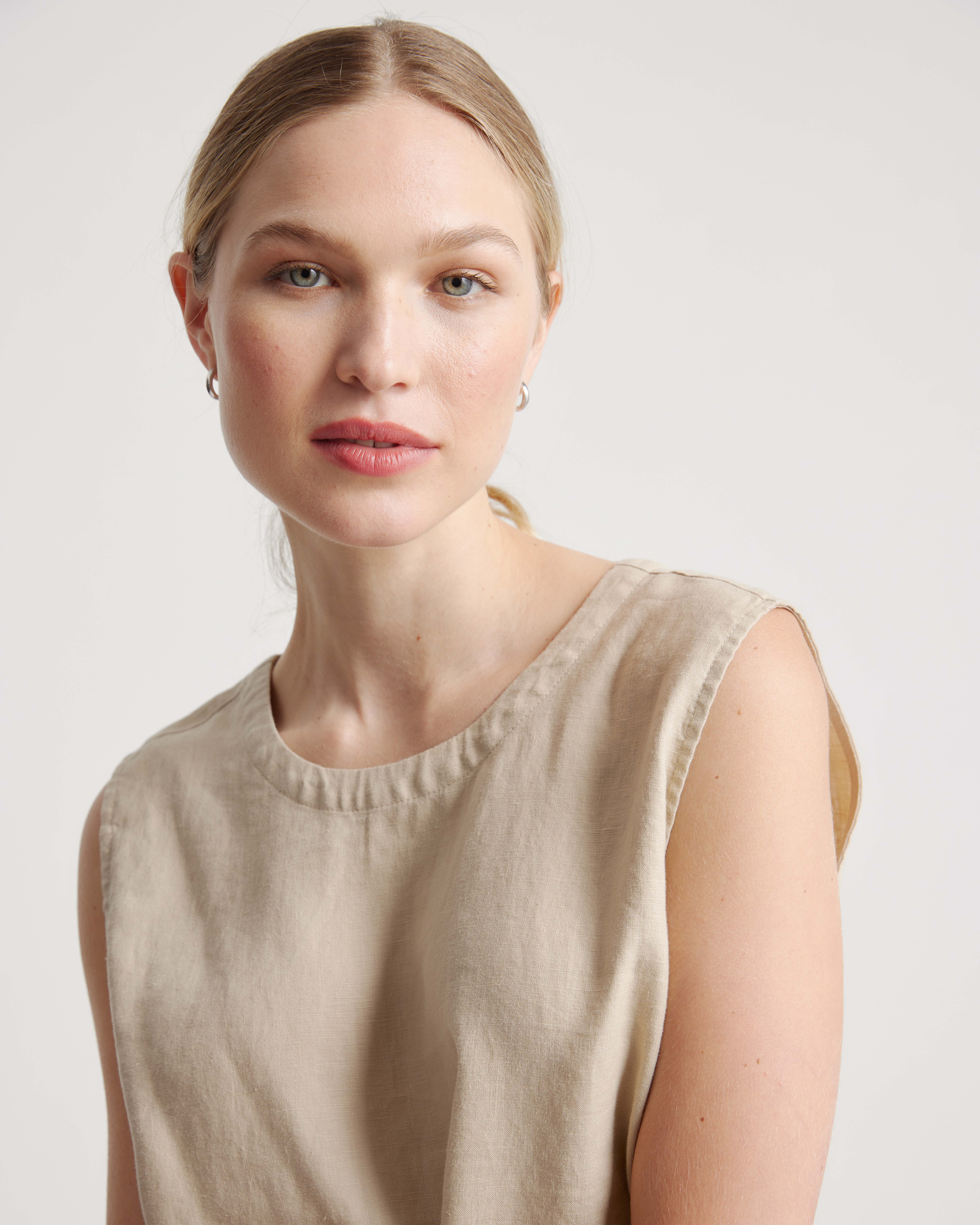 100% European Linen Tank — Image 3